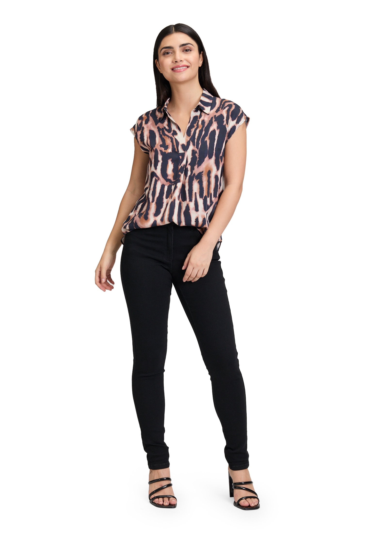 Betty Barclay Satinbluse »Satin-Bluse mit Kragen«