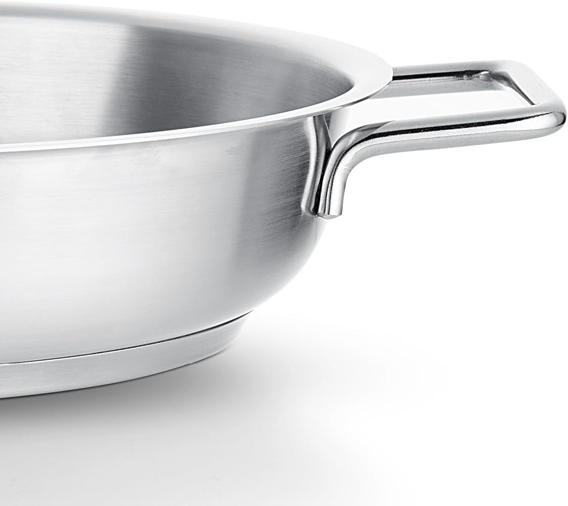 Fissler Servierpfanne »Fissler Pure Collection Servierpfanne« Edelstahl 18/10 1 Stk. tlg. Backofengeeignet bis 230°C, Schüttrand, Made in Germany
