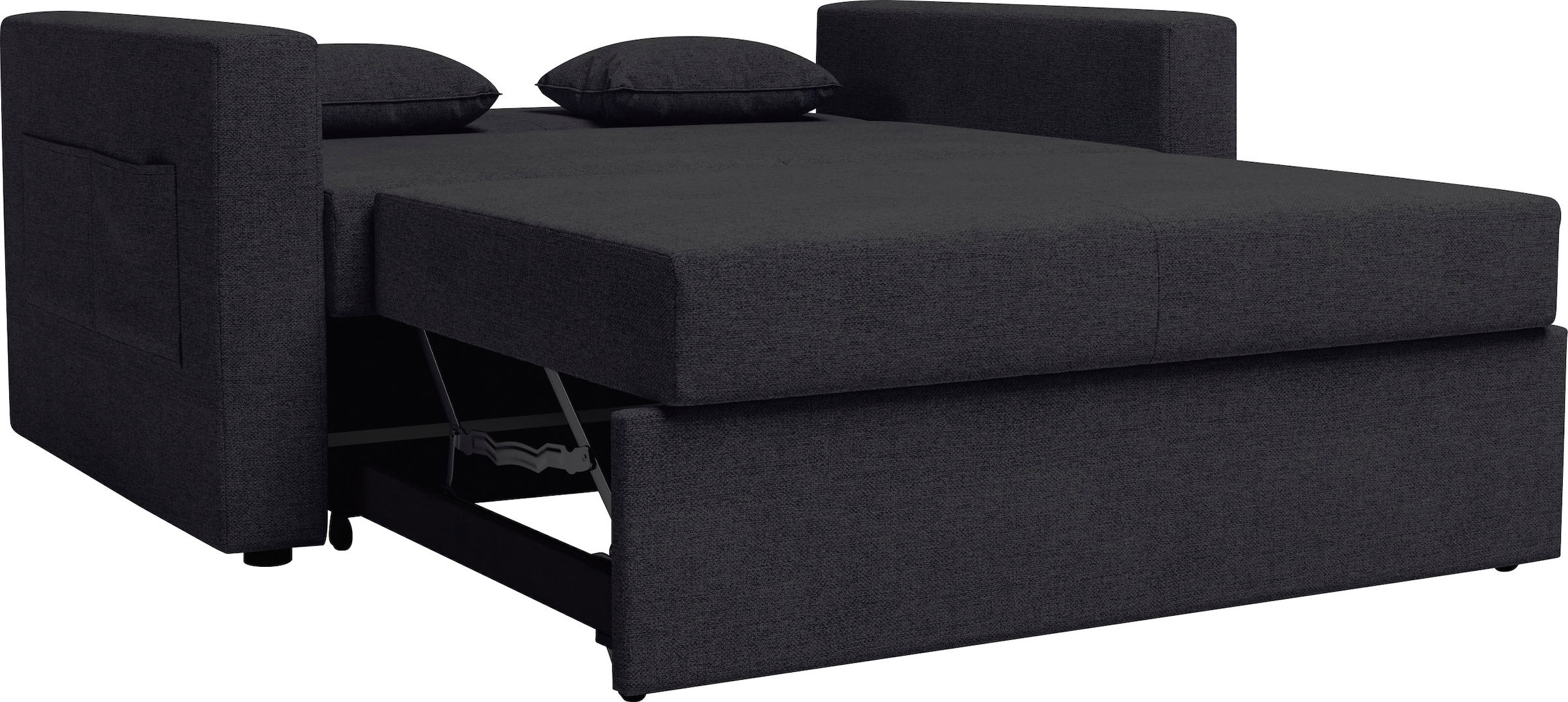 INOSIGN Schlafsofa »Ravena Breite 146 cm, mit Bettfunktion«, kompaktes 2-Sitzer Sofa, Breitcord, Webstoff