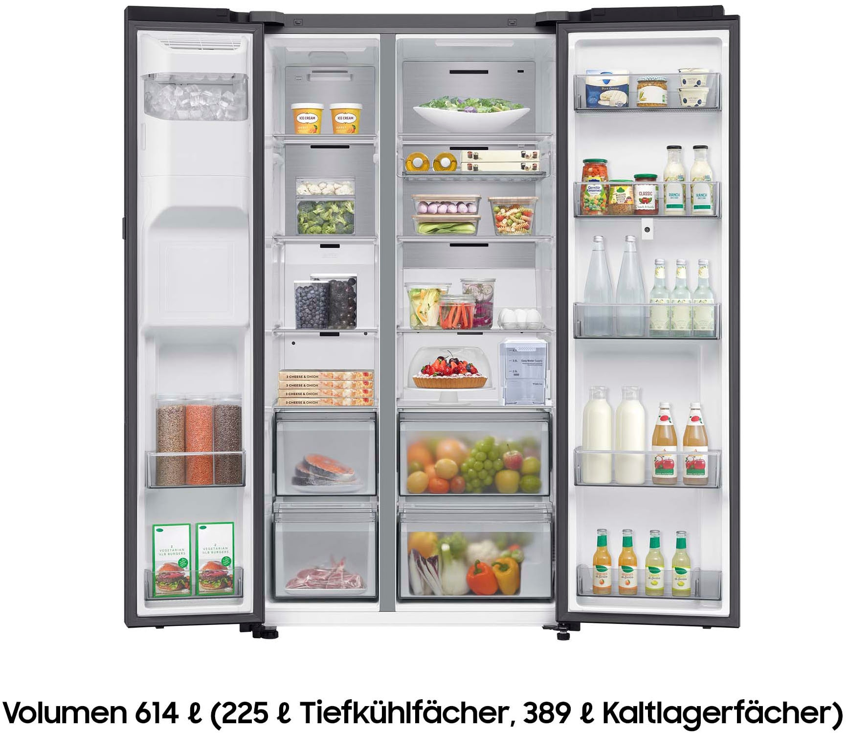 Samsung Side-by-Side RS97F »RS90F67BEF« 178 cm hoch 91,2 cm breit