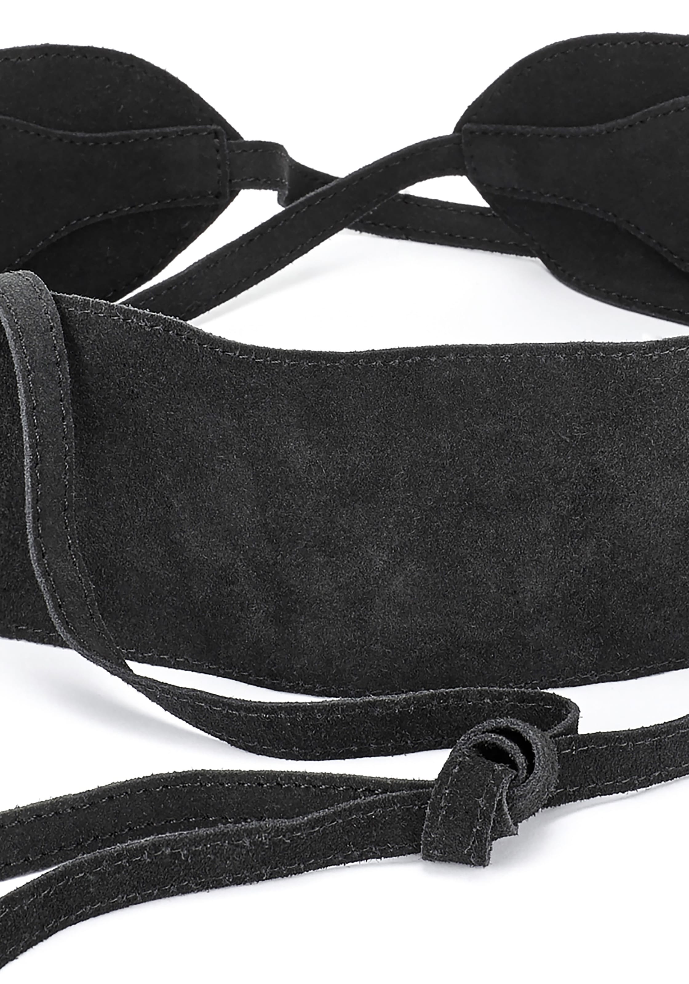 LASCANA Taillengürtel »Bindegürtel« Ledergürtel, Shapingeffekt, für Kleid & Overall, Bauchgürtel