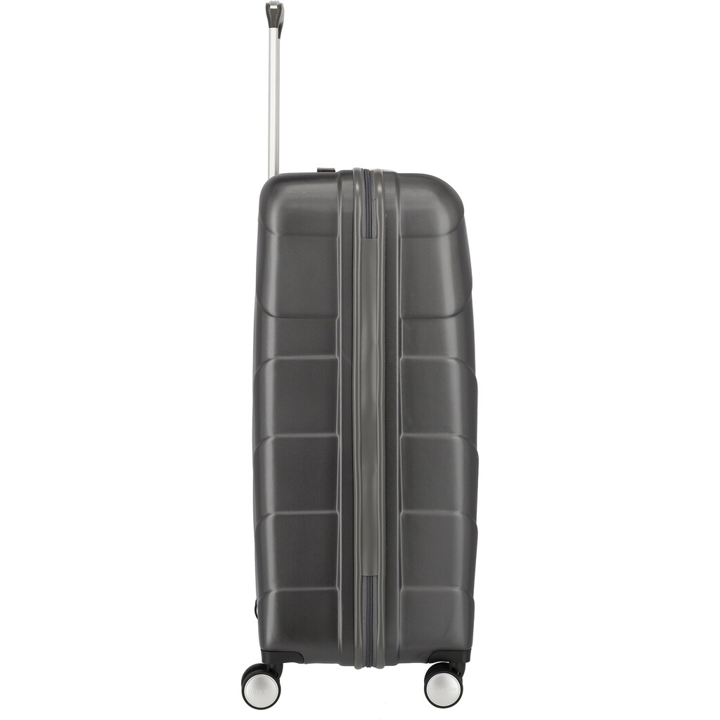 travelite Hartschalen-Trolley »Kalisto, 76 cm, anthrazit«, 4 Rollen