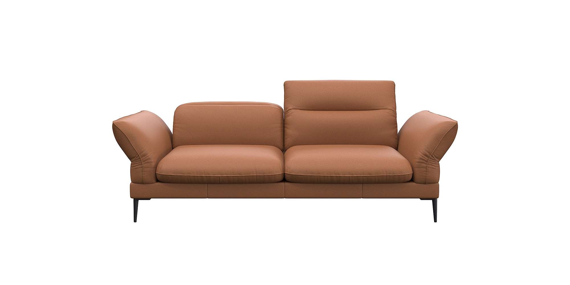 FLEXLUX 2,5-Sitzer »Salino, Funktionssofa, Relaxsofa«, Sofa mit Arm- und Kopfteil-Verstellungen, Kaltschaum & Stahl-Wellen