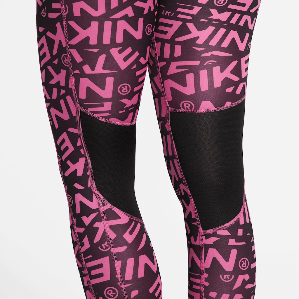 Nike Trainingstights »Dri-FIT Fast Women's Mid-Rise Allover Print Leggings«