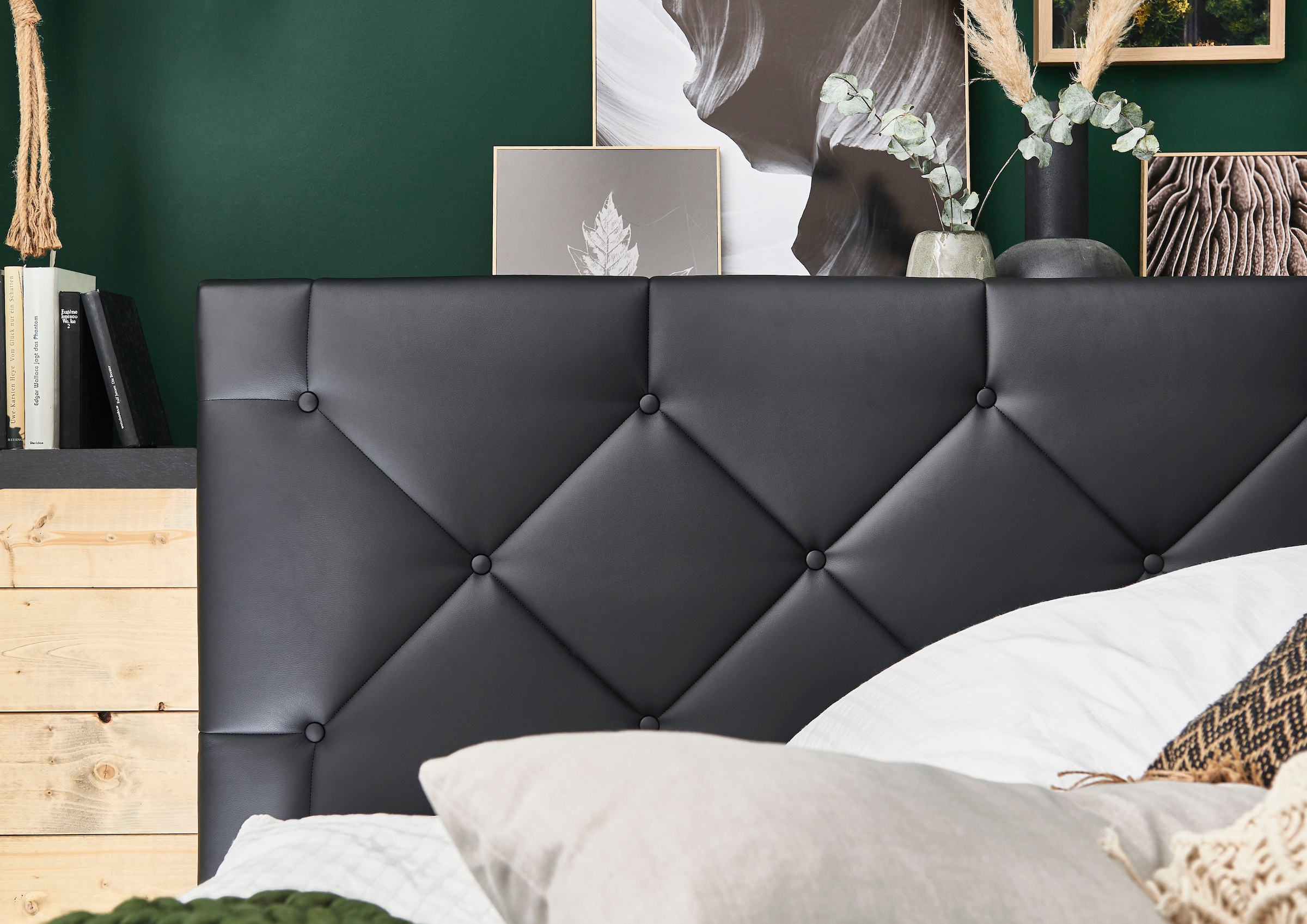ATLANTIC home collection Boxbett »Meike« mit XXL-Bettkasten und Topper