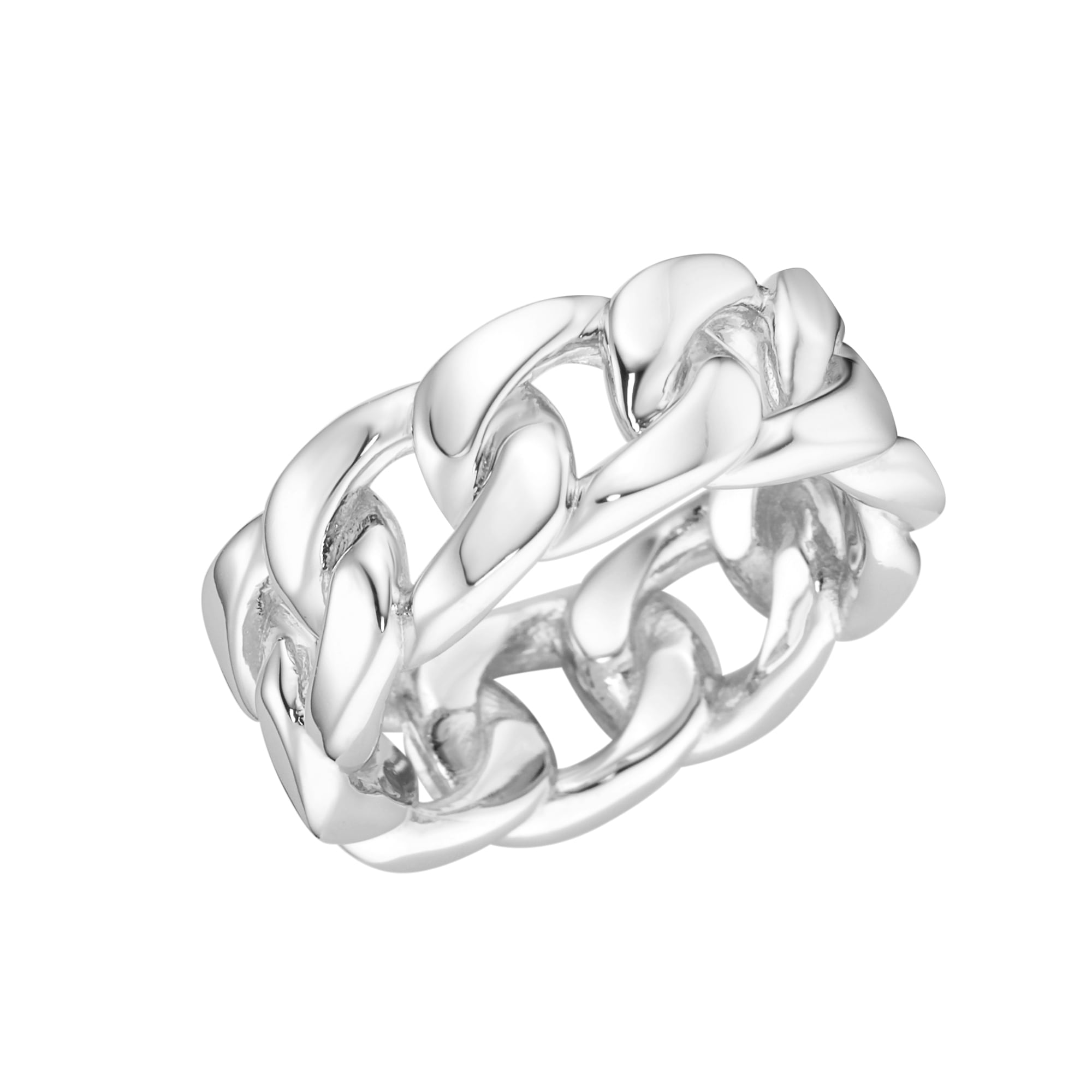 Silberring »Ring Panzerketten-Design, Silber 925«