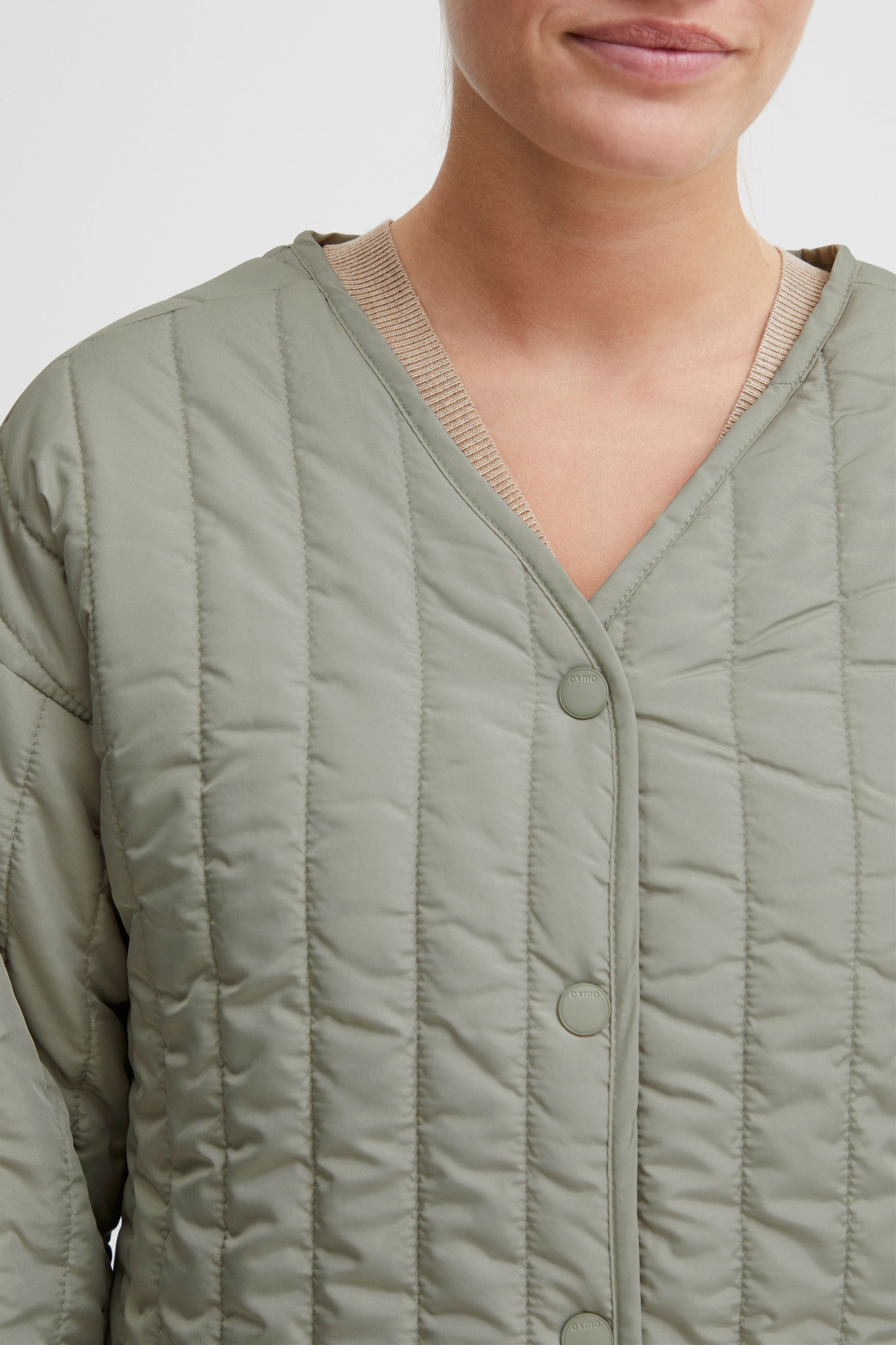 OXMO Steppjacke »Steppjacke OXSaggy«, ohne Kapuze