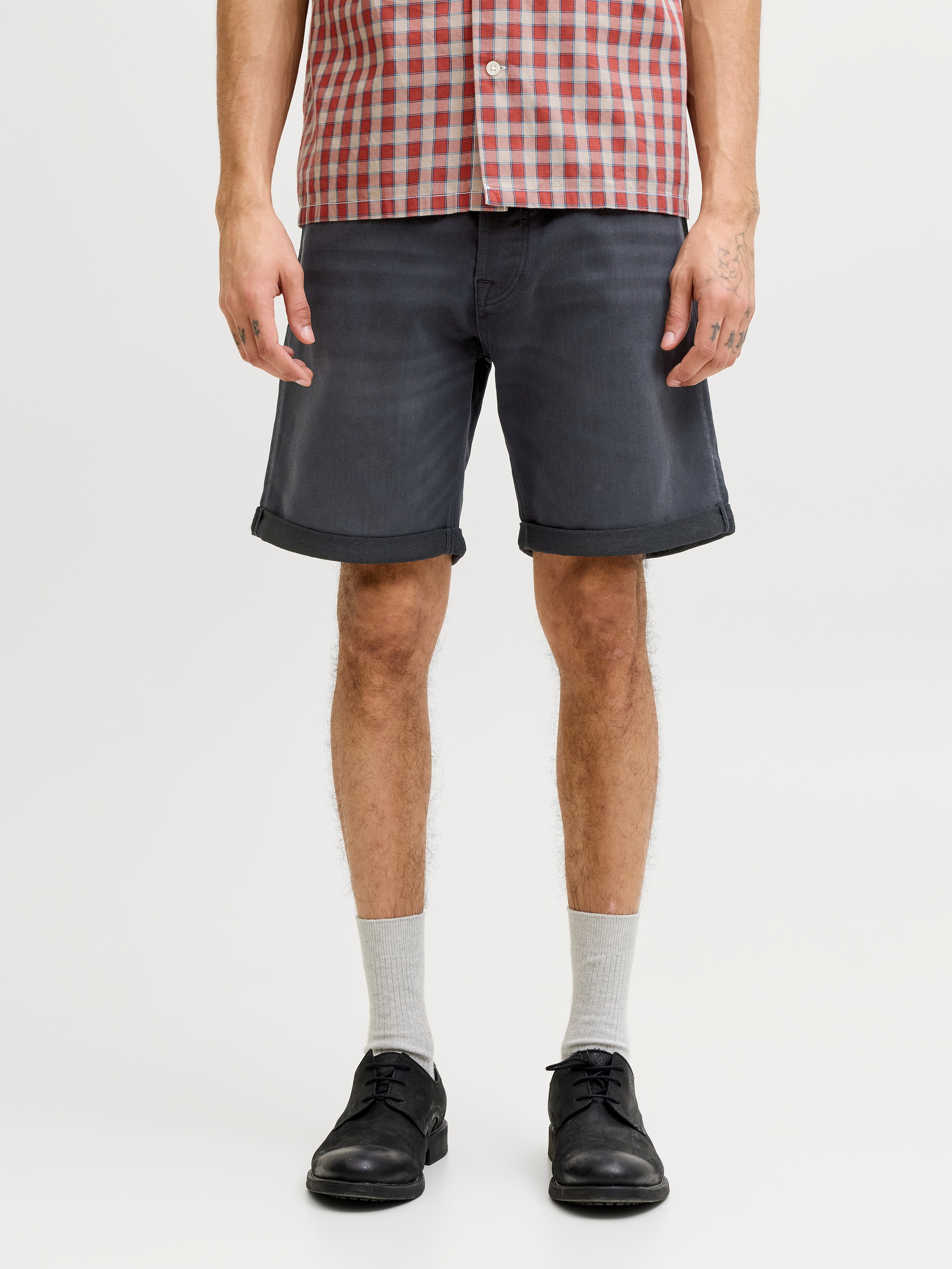 Jack & Jones Shorts »JJIRICK JJICON SHORTS GE 720 I.K SN«  Baumwollmischung, regular fit