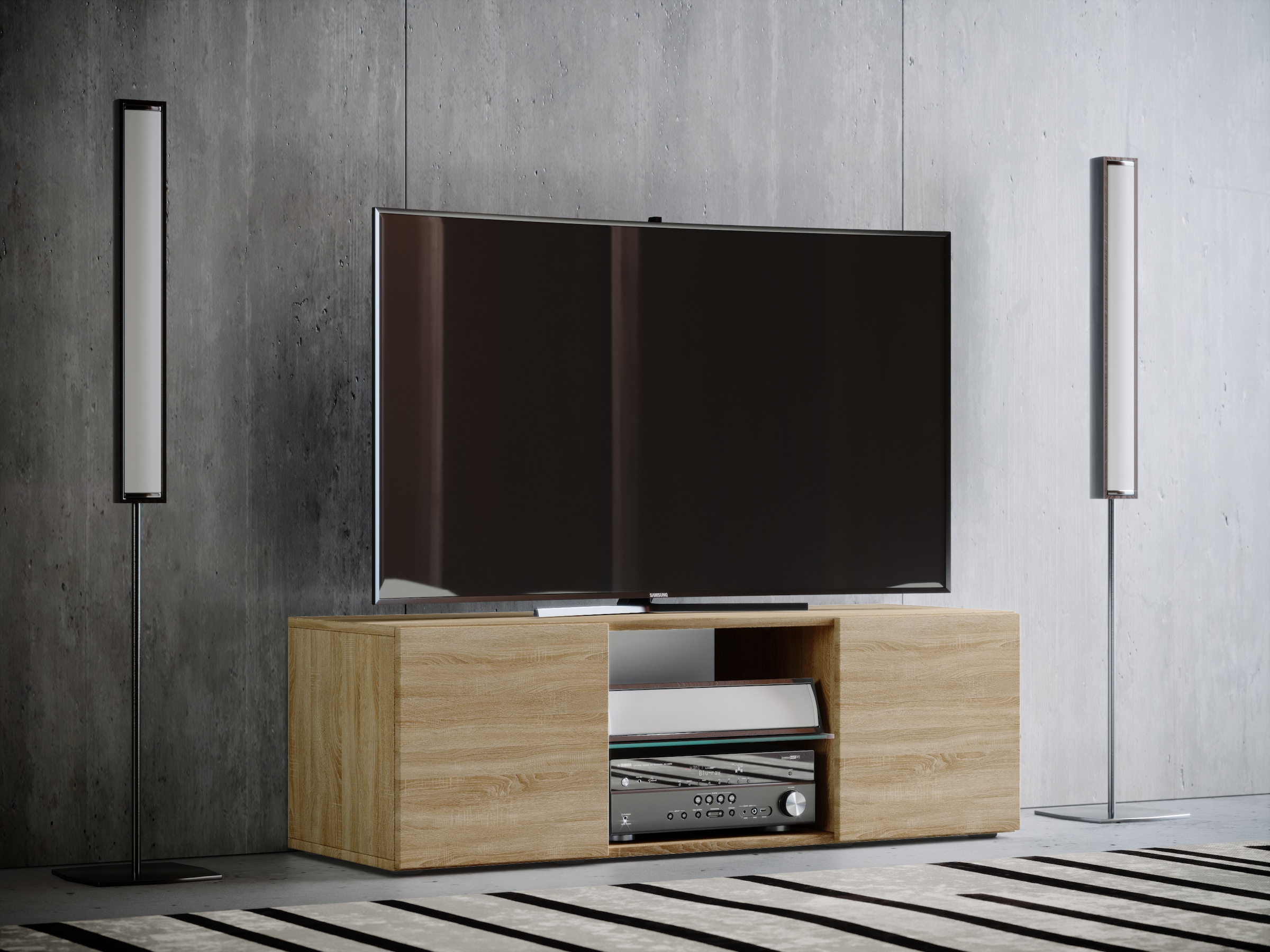VCM Wohnzimmertisch »Holz TV Lowboard Möbel Fernsehschrank Lowina«