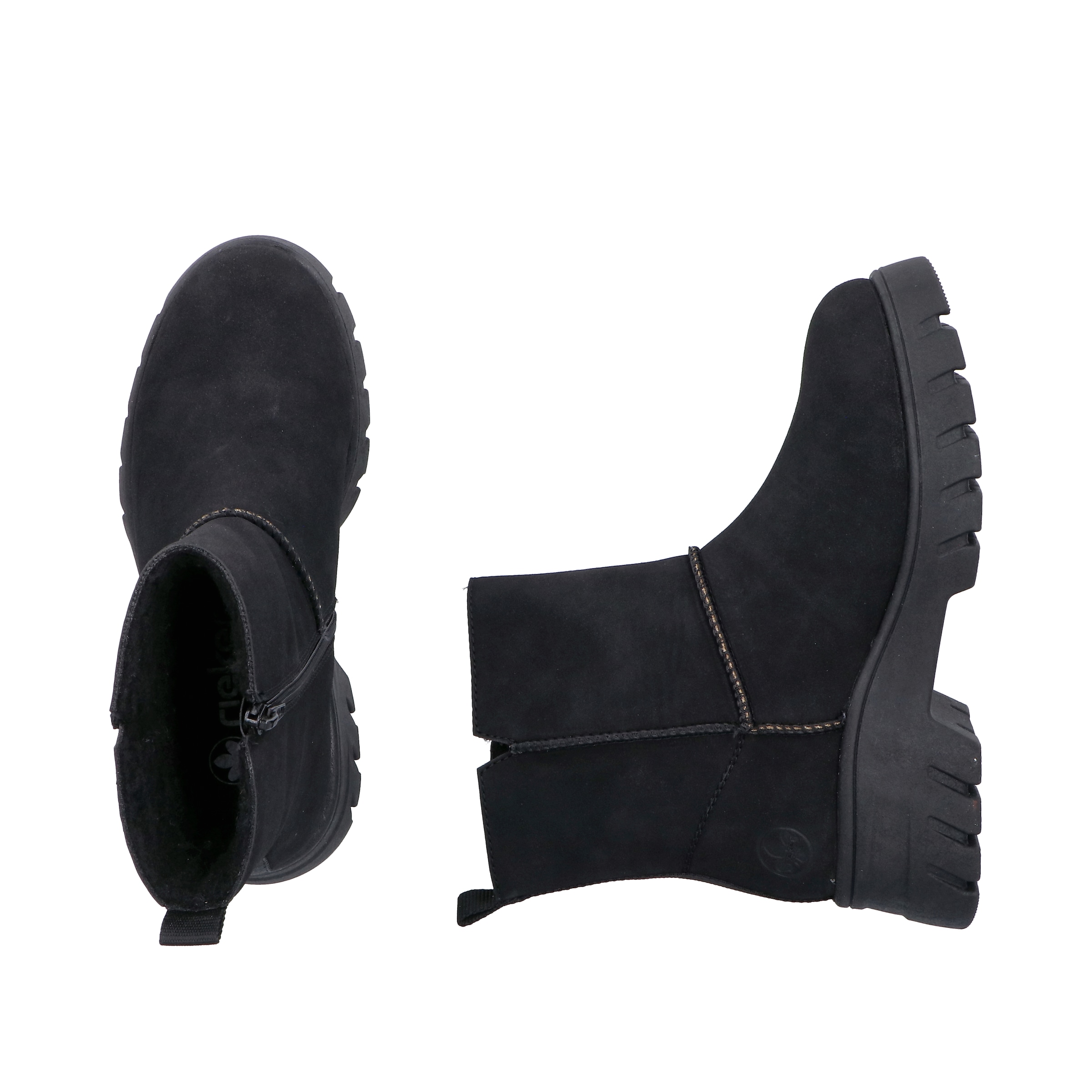 Rieker Winterboots  Plateauboots, Stiefelette, Profilsohle, mit Warmfutter