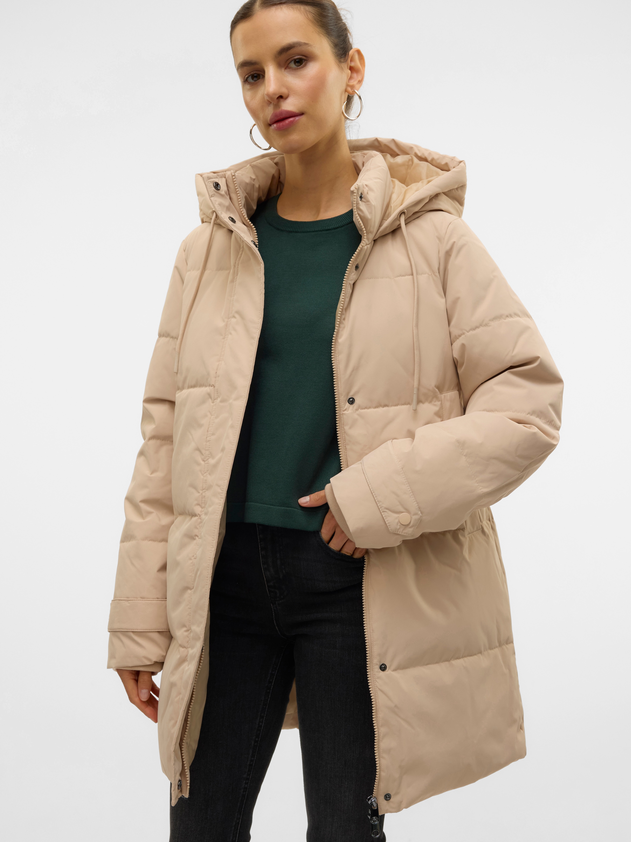 Vero Moda Steppjacke »VMLEONIELEA DOWN JACKET NOOS GA«, mit Kapuze