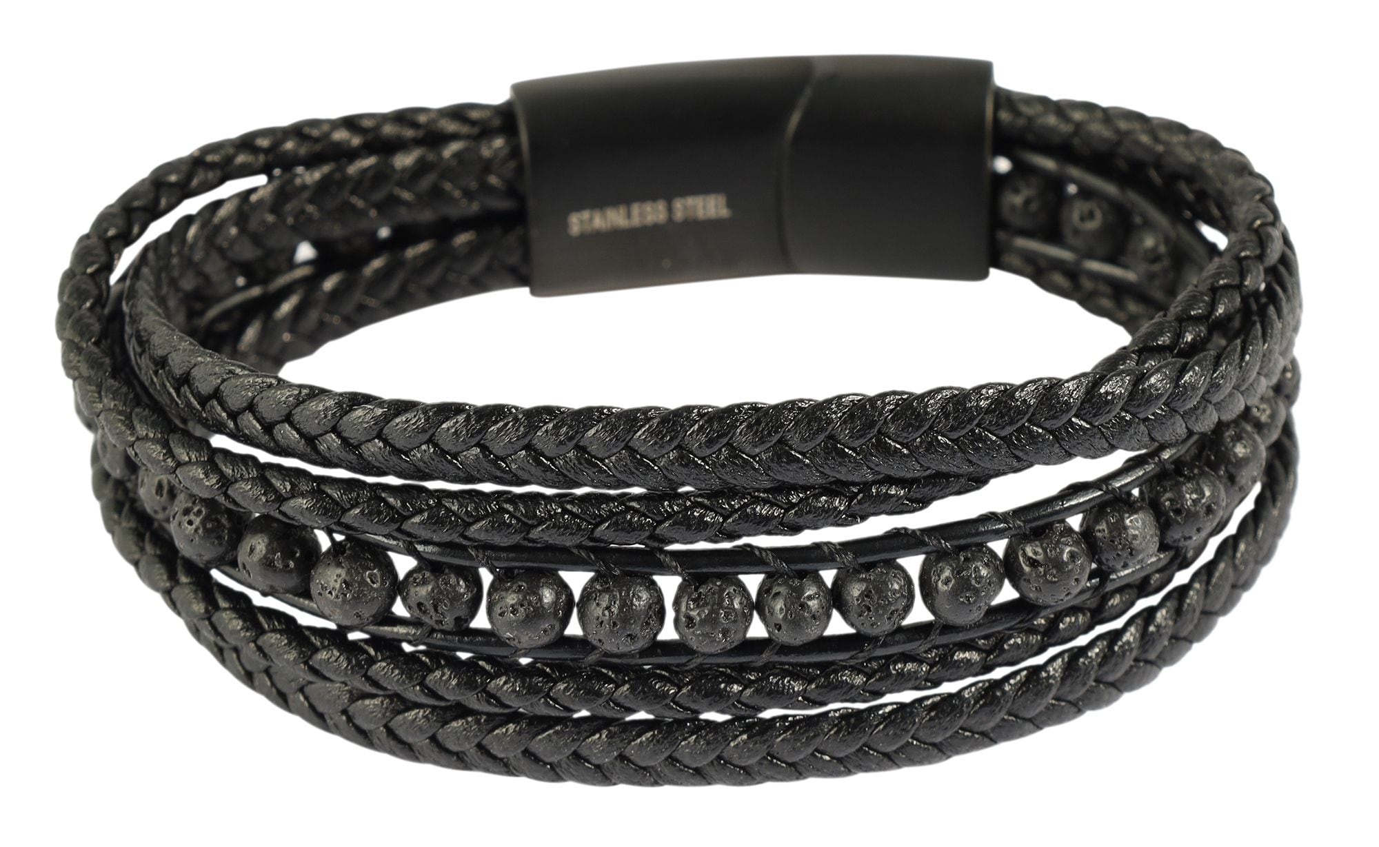 Adelia´s Lederarmband »Herren Armband ¿ Lederarmband aus Leder 19 cm«