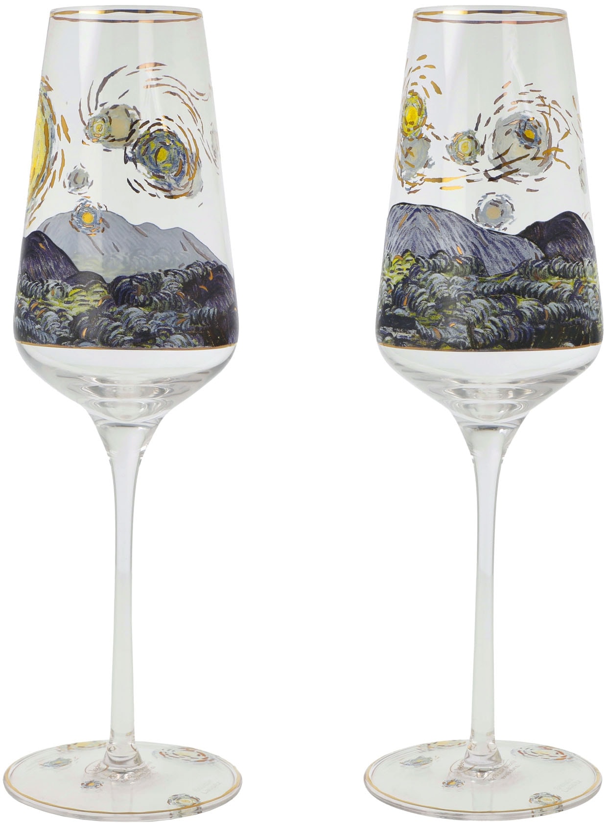 Goebel Sektglas »Sektglas Vincent Van Gogh -Sternennacht«