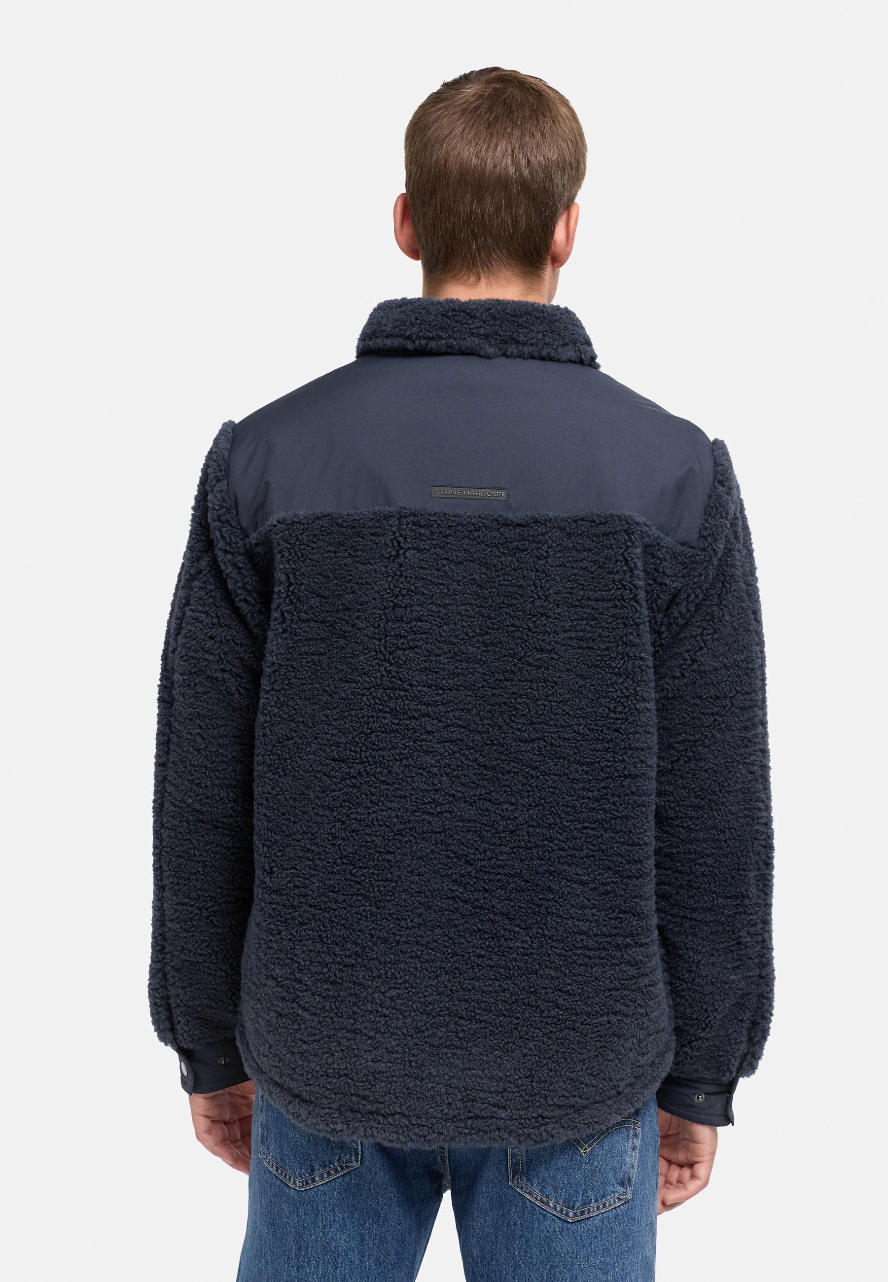 Stone Harbour Fellimitatjacke »Fellimitatjacke Taureek XX« ohne Kapuze Teddy Jacke mit Futter