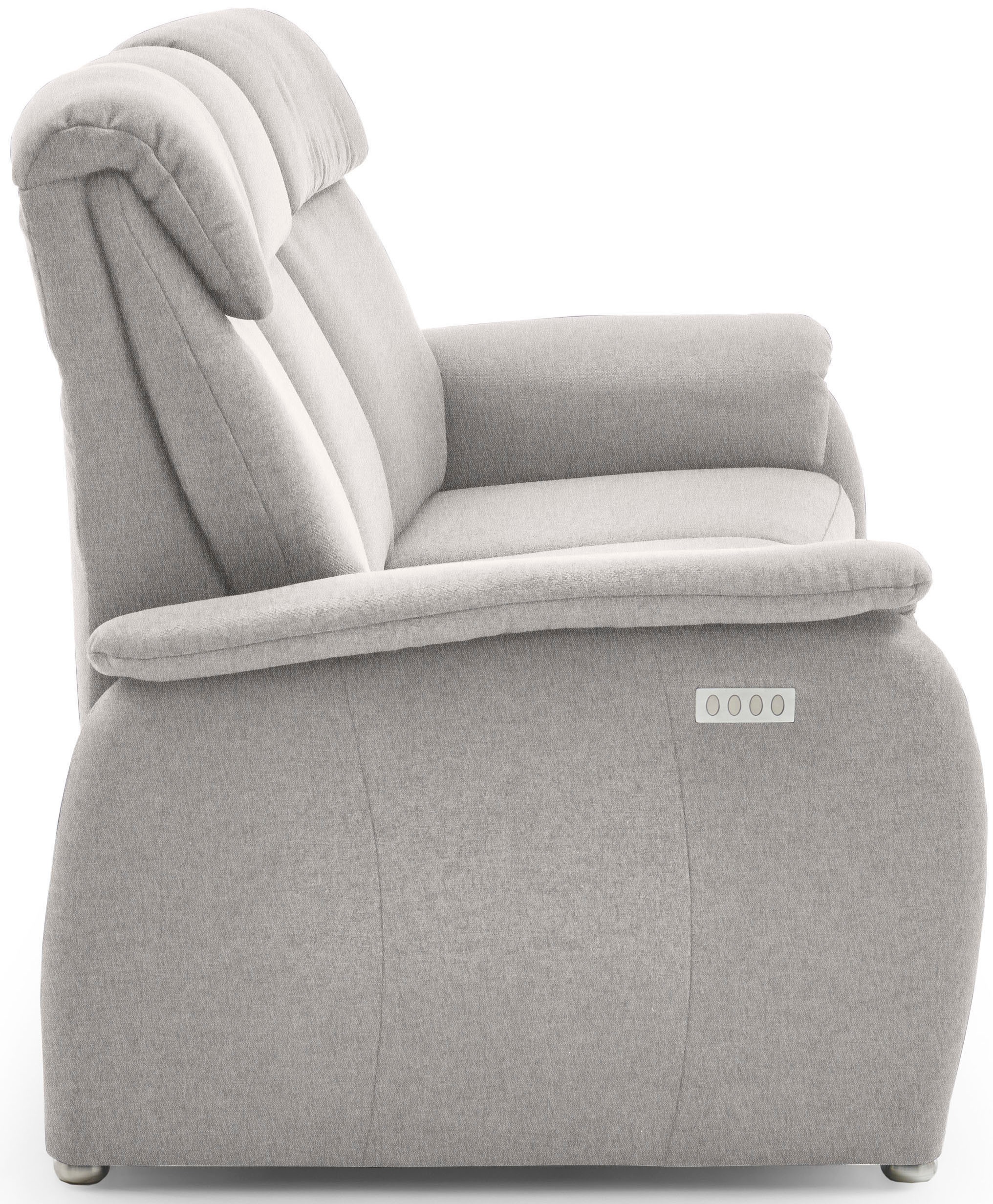 Home affaire 3-Sitzer »Turin mit Steckdose und USB-Port auch in Easy care-Bezug«, 2 x vollmotorische Relaxfunktion, herunterklappbarer Tisch