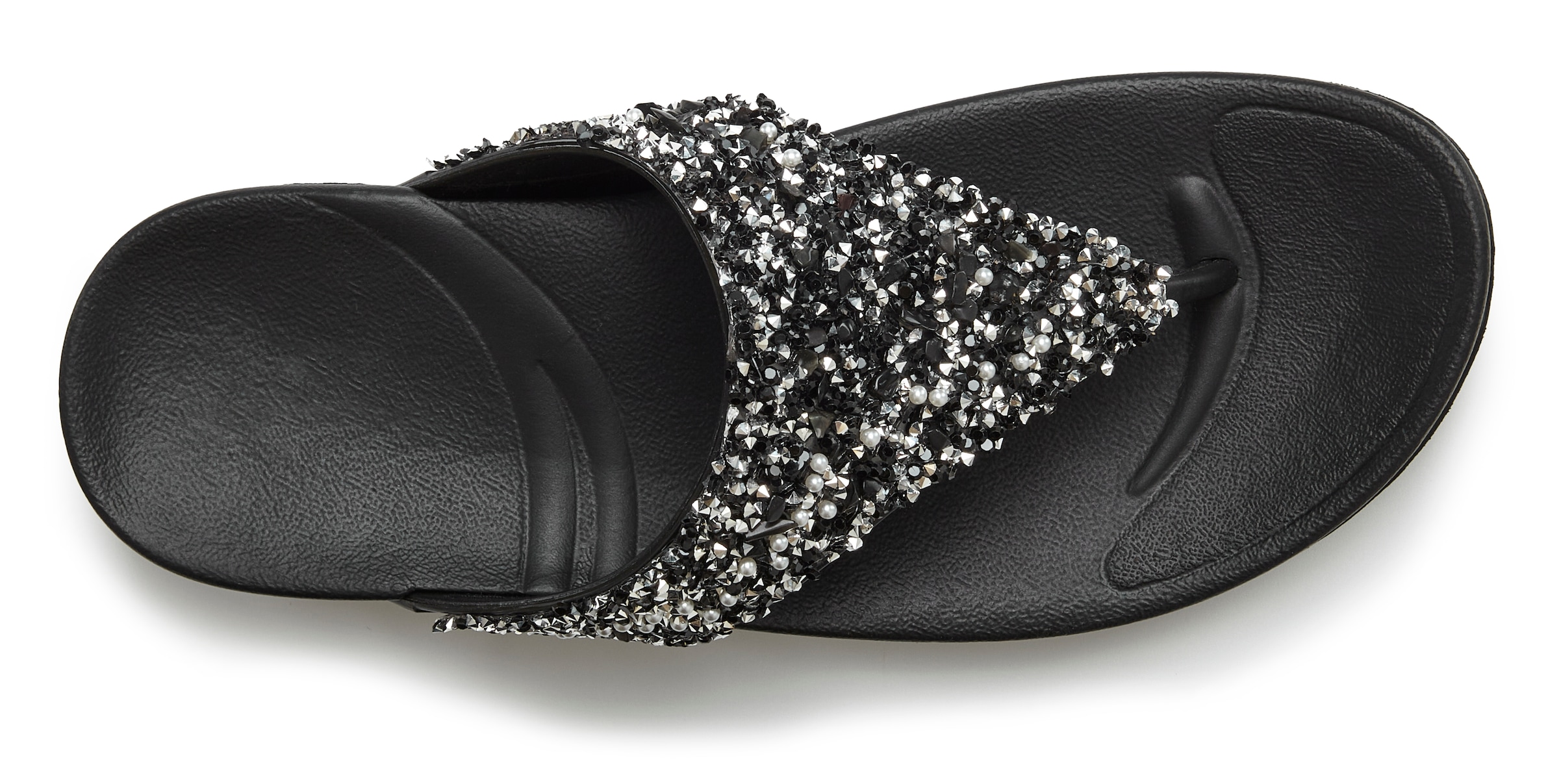 Vivance Badezehentrenner »Flip Flop, Badelatsche, Badeschuhe, Pantolette, Zehentrenner,«  Sommerschuh mit modischem Glitzerdetail VEGAN