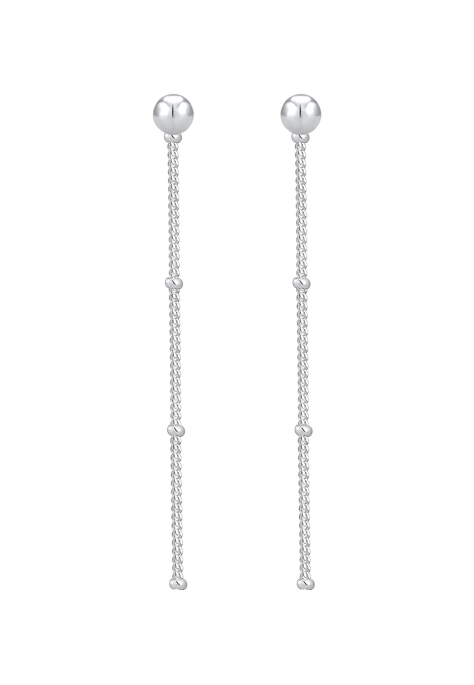 Elli Paar Ohrhänger »Ohrringe Hänger Stecker Kugel Minimal Basic 925 Silber«
