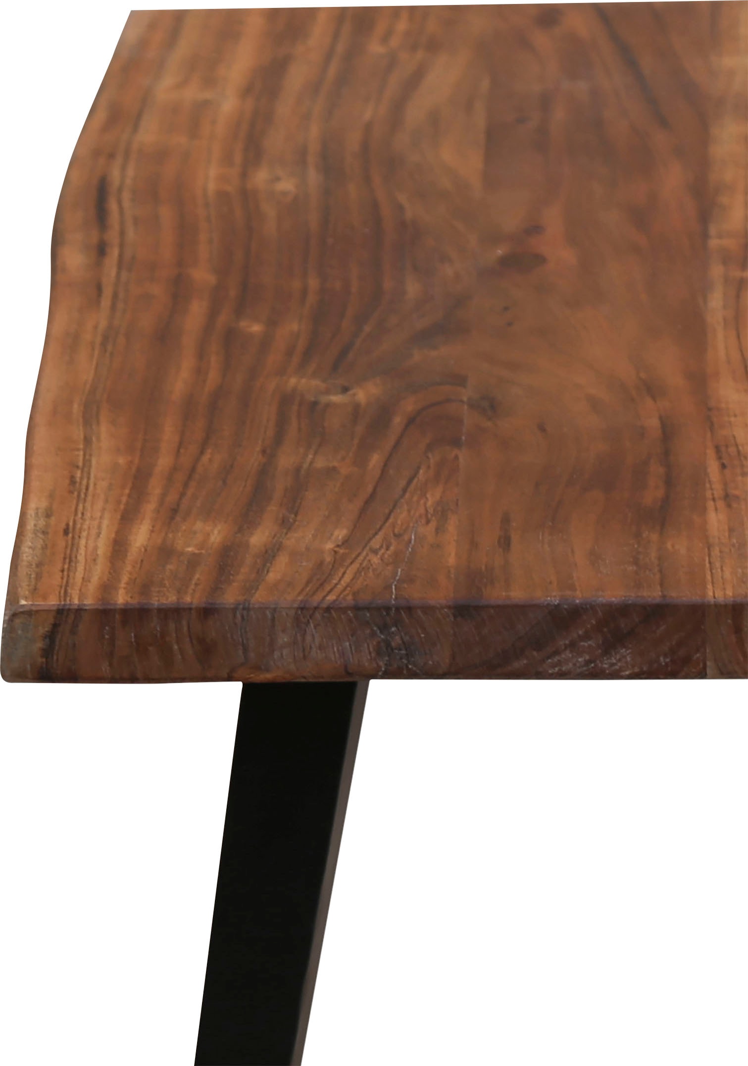 byLIVING Couchtisch »Caddy«, Tischplatte mit Online cm OTTO 110 oder Breite Shop Baumkante, 60