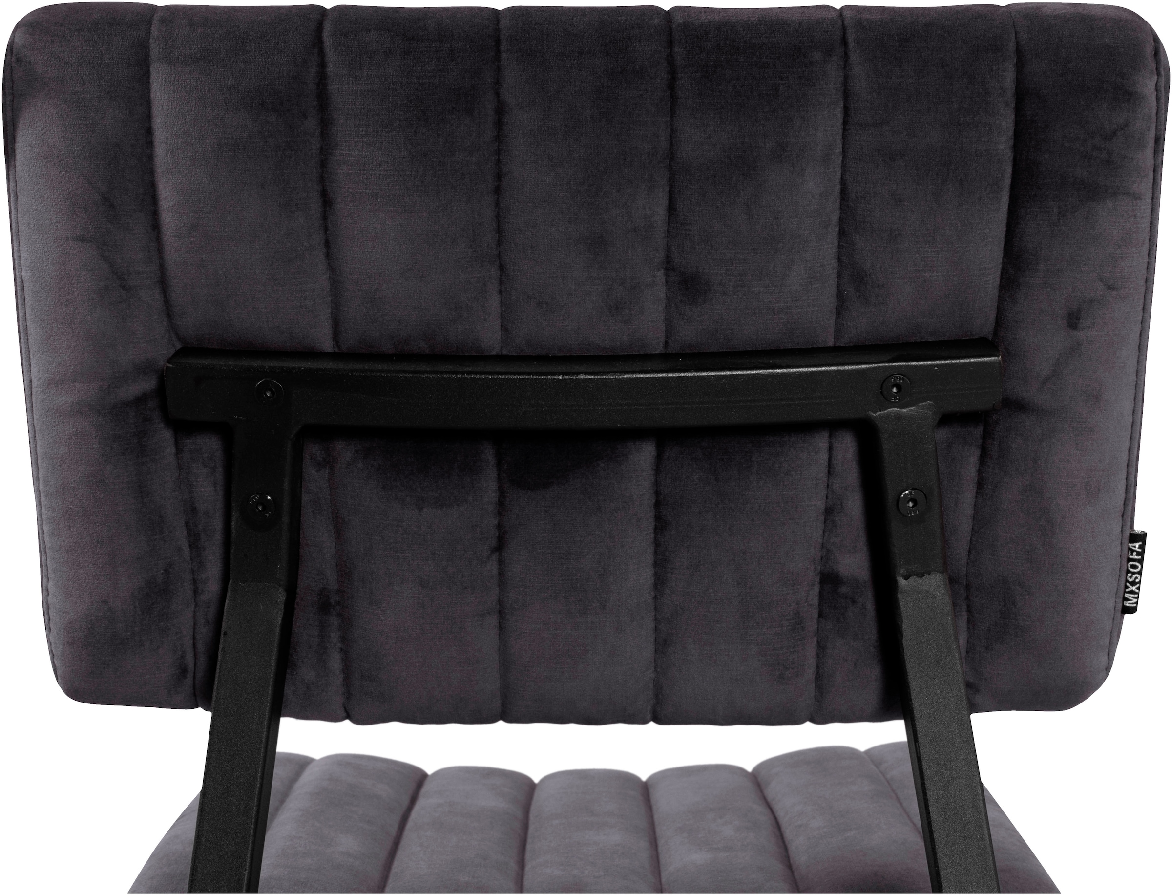 OMG Design Esszimmerstuhl »Ivan«, (Set), 1 St., Stoff, pflegeleichter Samtvelour Bezug, Küchenstuhl