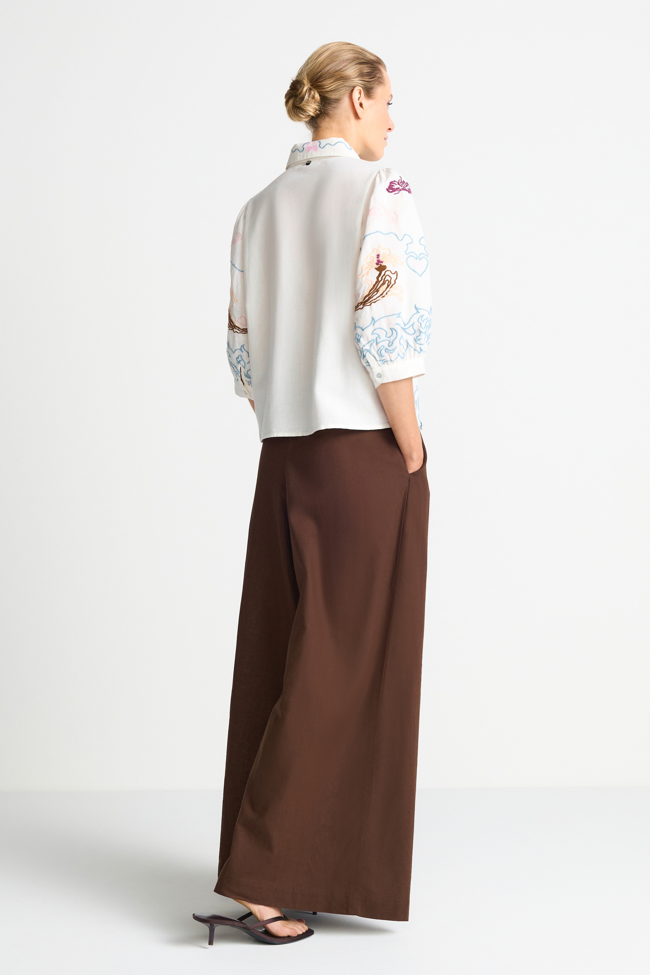 RICHROYAL Klassische Bluse Regular fit mit Stickereien