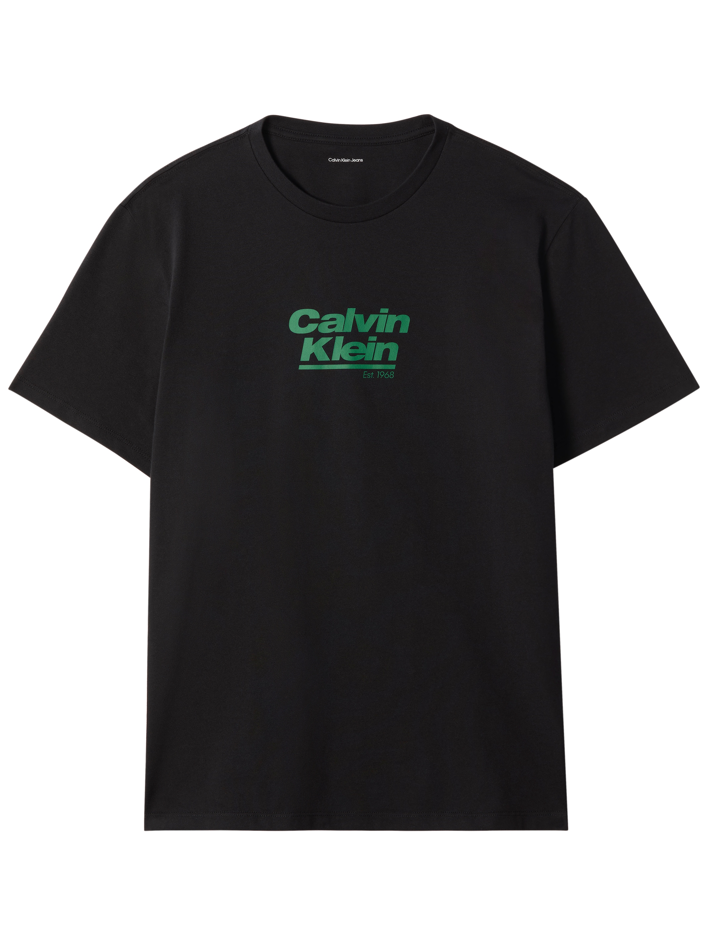 Calvin Klein Jeans T-Shirt Rundhalsausschnitt, Regular Fit, Logoschriftzug