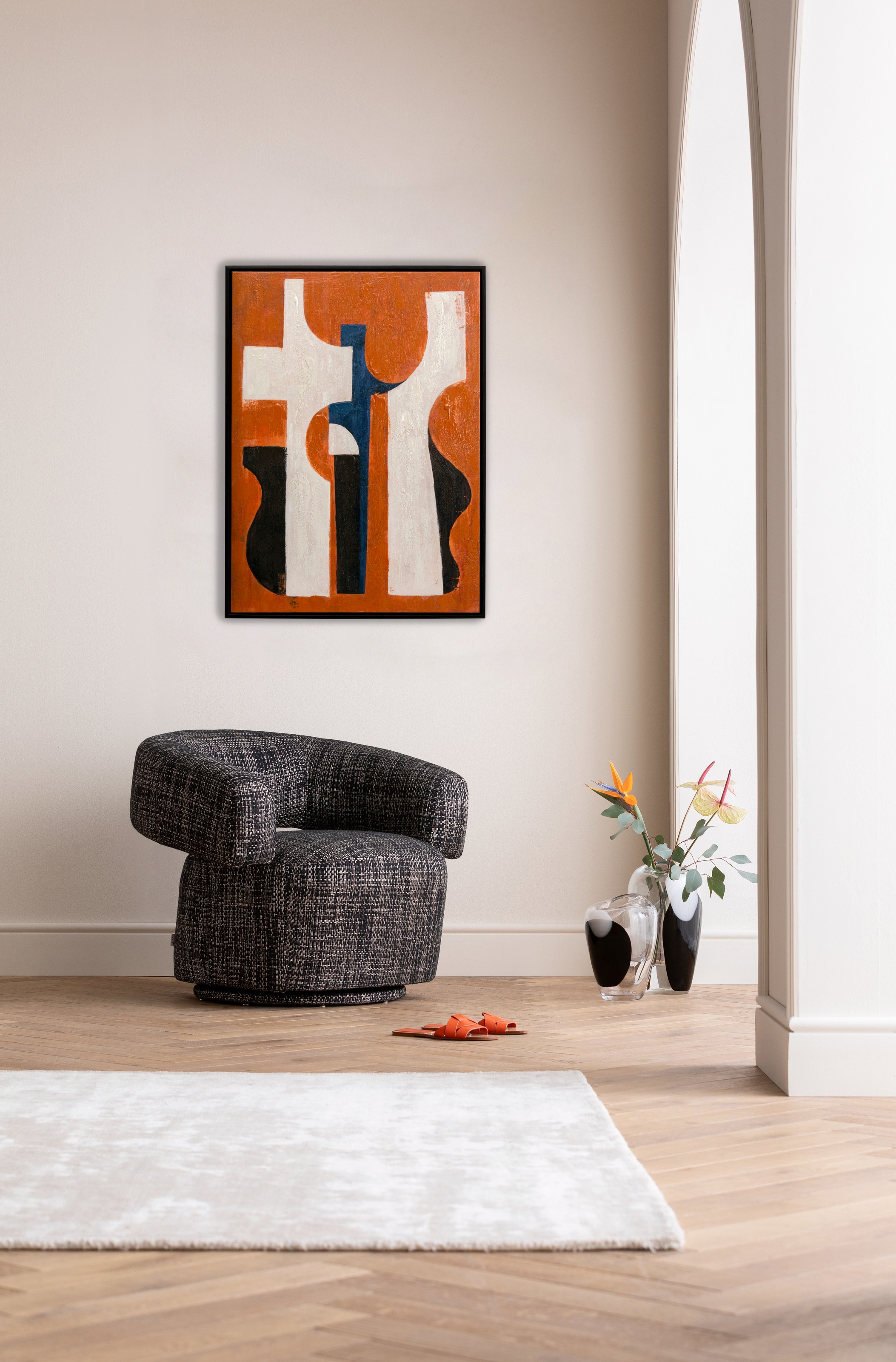 Kare Design Leinwandbild »Pinceau Shape 75x55cm« 1, 