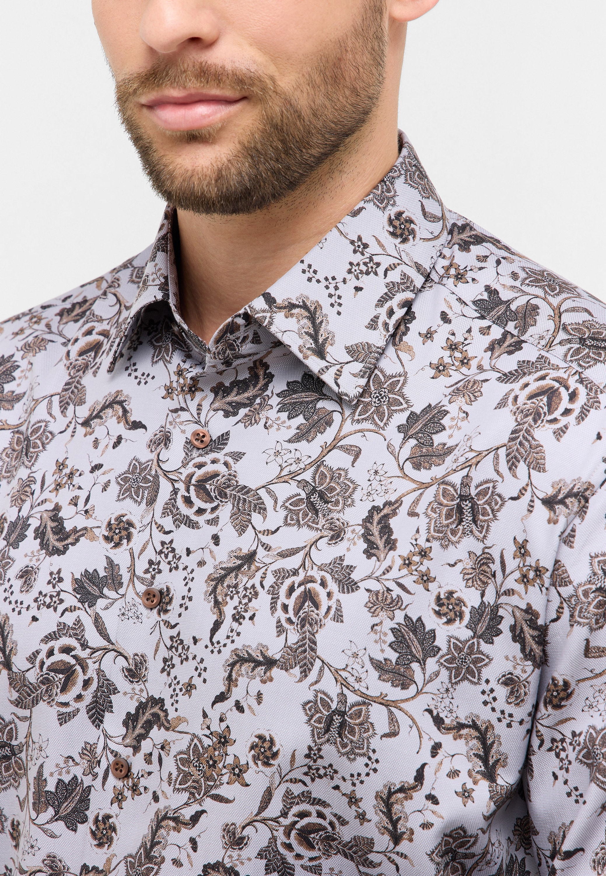 Eterna Langarmhemd »COMFORT FIT« NON IRON (bügelfrei)