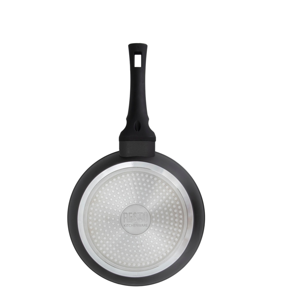 RESTO Kitchenware Bratpfanne »Sagitta, Pfanne antihaftbeschichtet - non stick frying pan«, Aluminium, (1 tlg.), mit einem ergonomischen, weichen Griff mit Hängeschlaufe