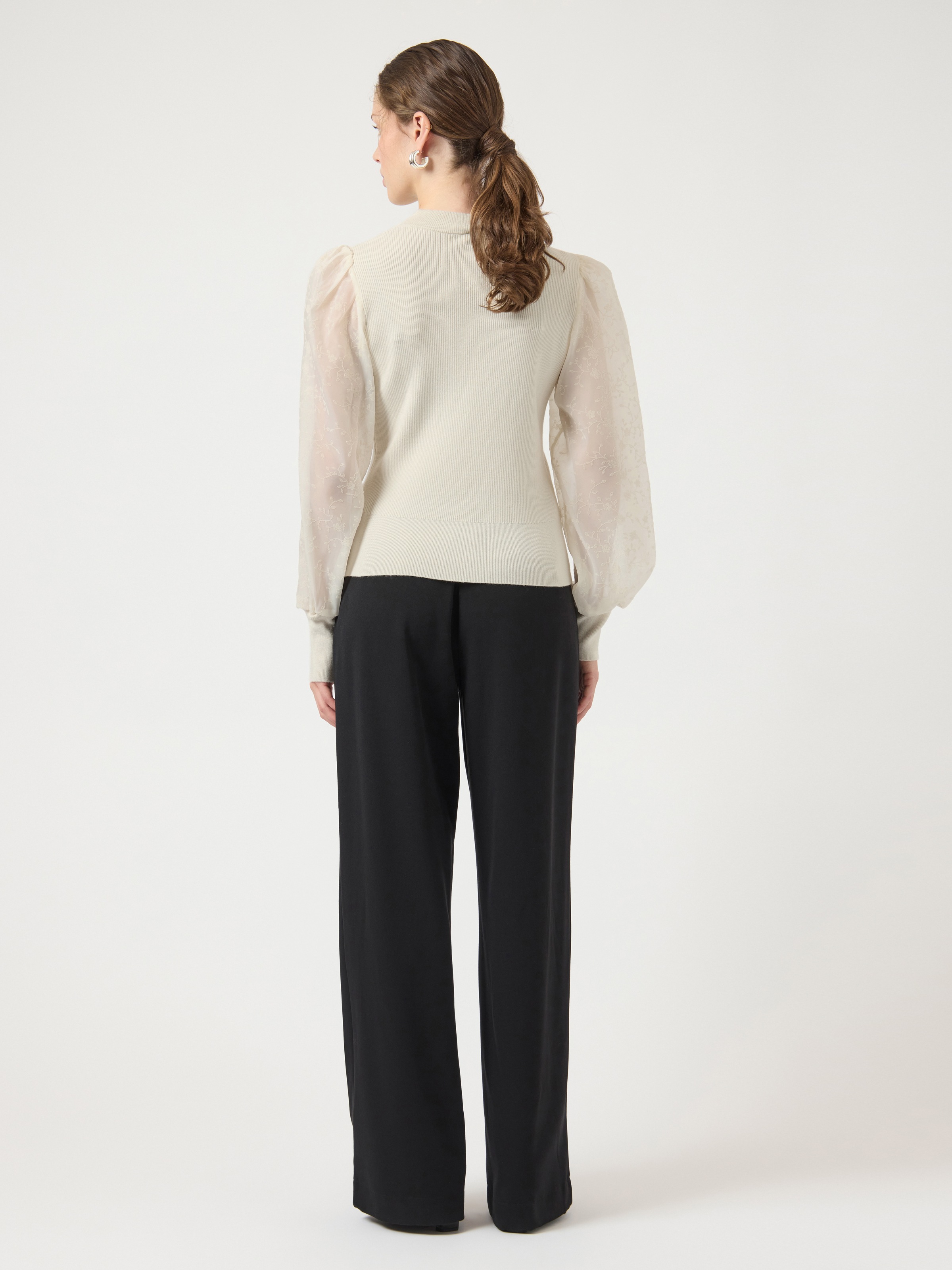 Y.A.S Rundhalspullover »YASDOTME LS KNIT PULLOVER S. NOOS«