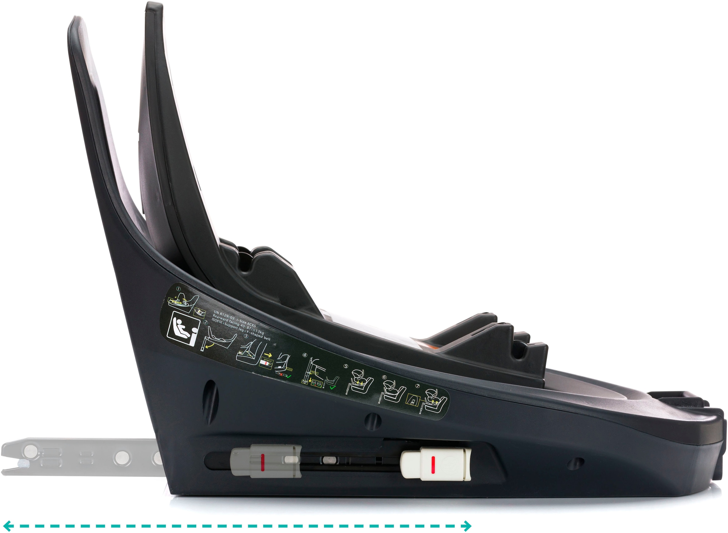 Fillikid Autokindersitz »NOA, inkl. Basisstation« Gr. 0, 360 °