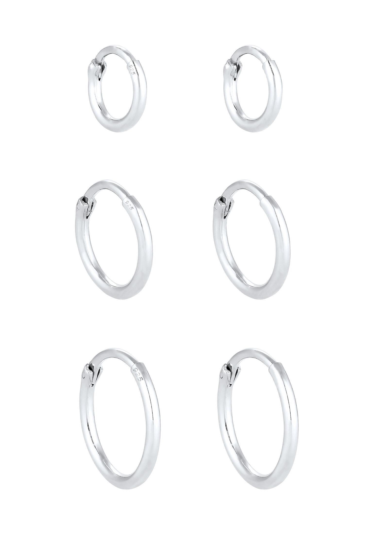 Elli Ohrstecker-Set »Ohrringe Ohrring Set Trio 925 Sterling Silber«