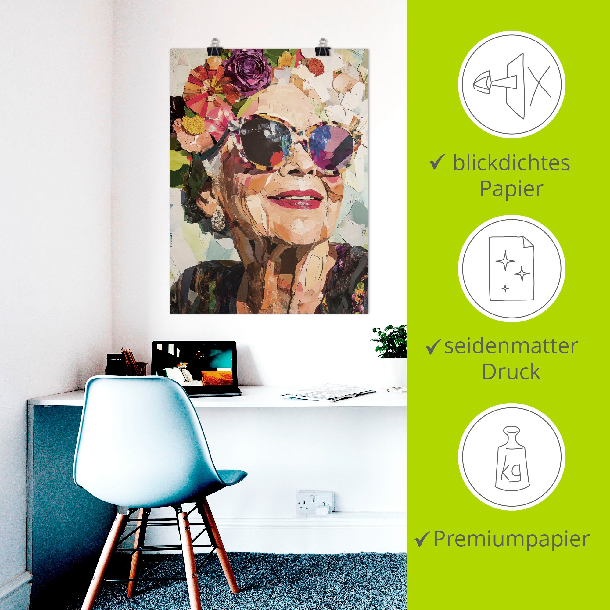 Artland Wandbild »Zeitalter des Glanzes« Bilder von Frauen 1 Stk. tlg. als Alubild, Leinwandbild, Poster, Wandaufkleber in verschied. Größen