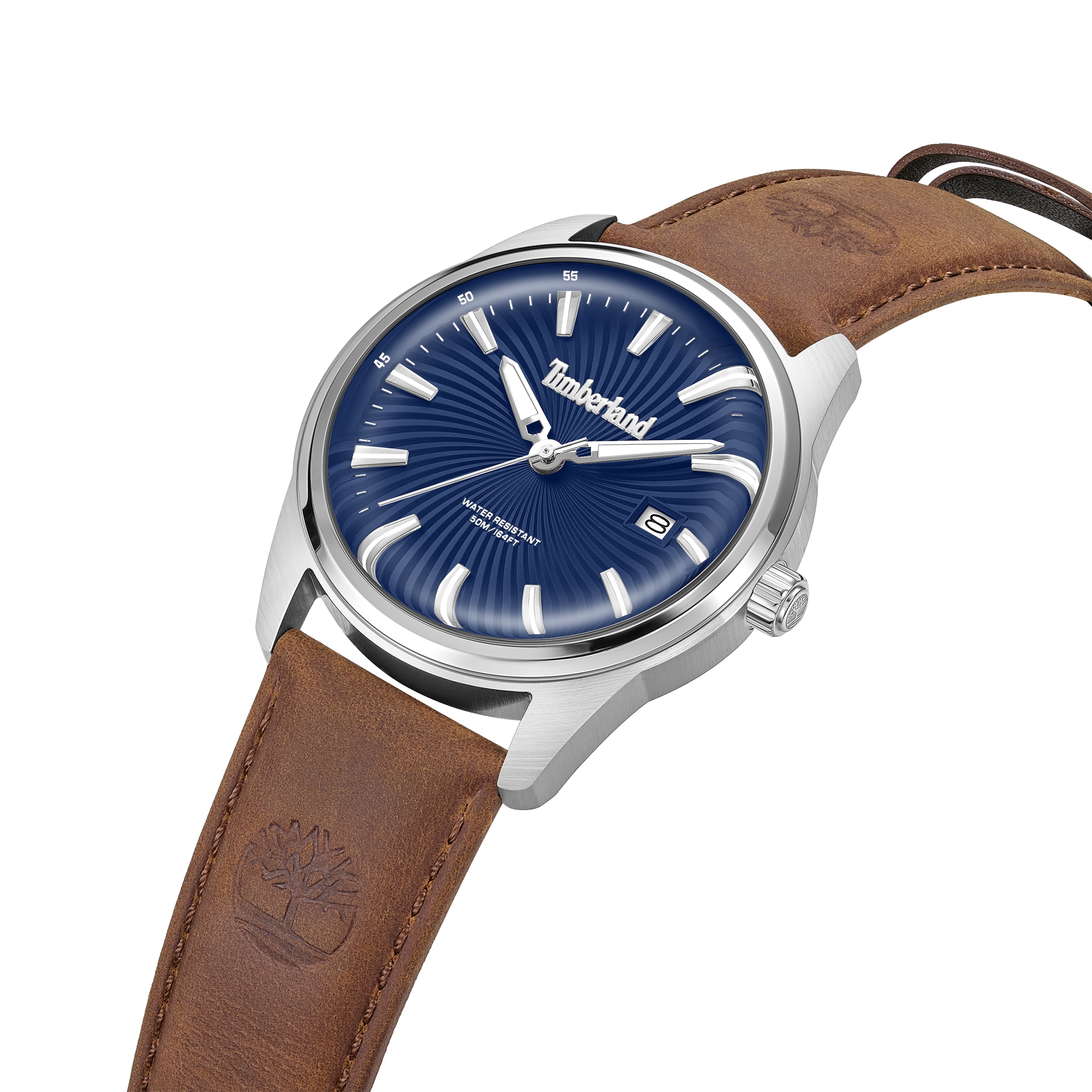 Timberland Quarzuhr »Birch Road« Armbanduhr, Herrenuhr, Lederarmband, analog, Tag
