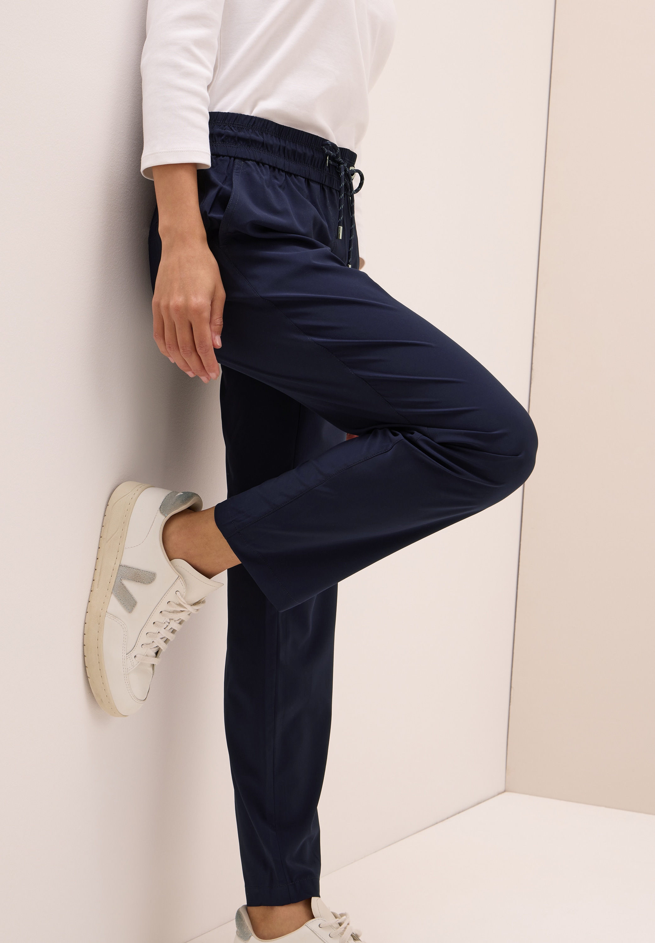 Cecil Stoffhose »Style Tracey Light«, mit elastischem Bund und Tunnelzug