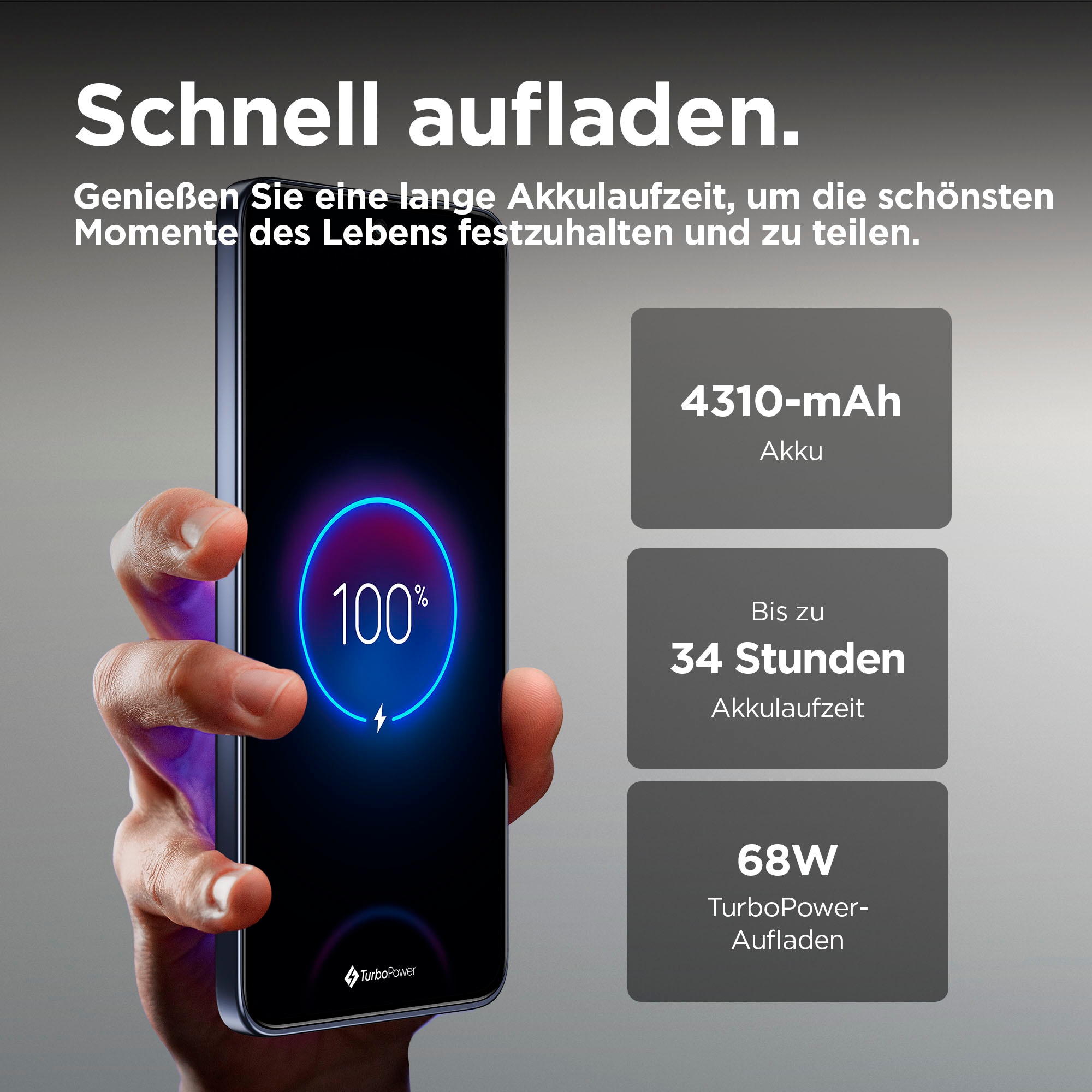 Motorola Smartphone »edge50 Neo 512 GB«, Grisaille