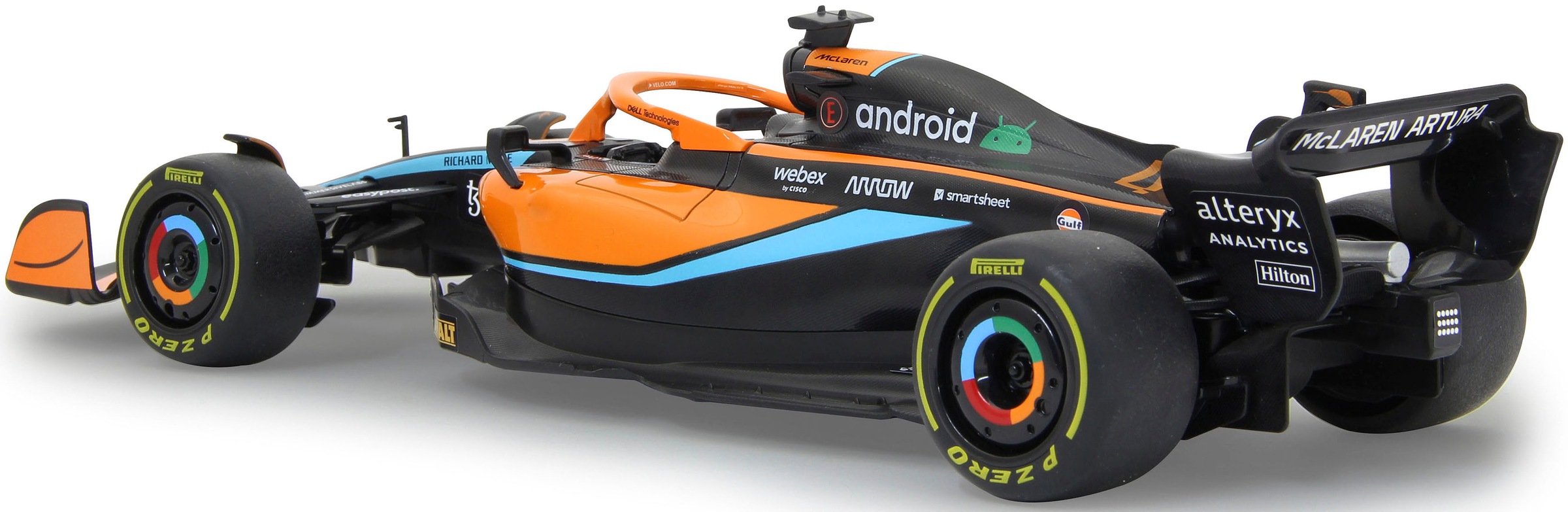 Jamara RC-Auto »Deluxe Cars, Deluxe Cars, McLaren MCL36 1:18, orange - 2,4 GHz«
