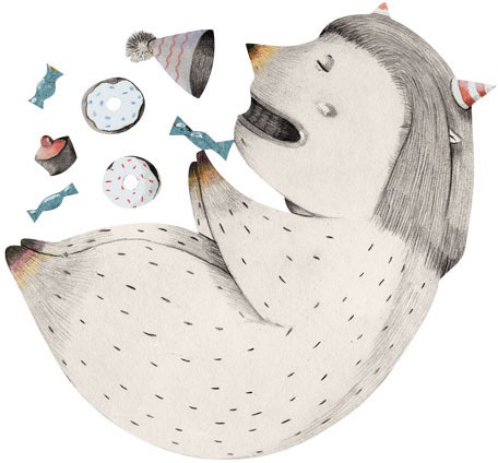 Wall-Art Wandtattoo »Tierwelt Schlafendes Tier«