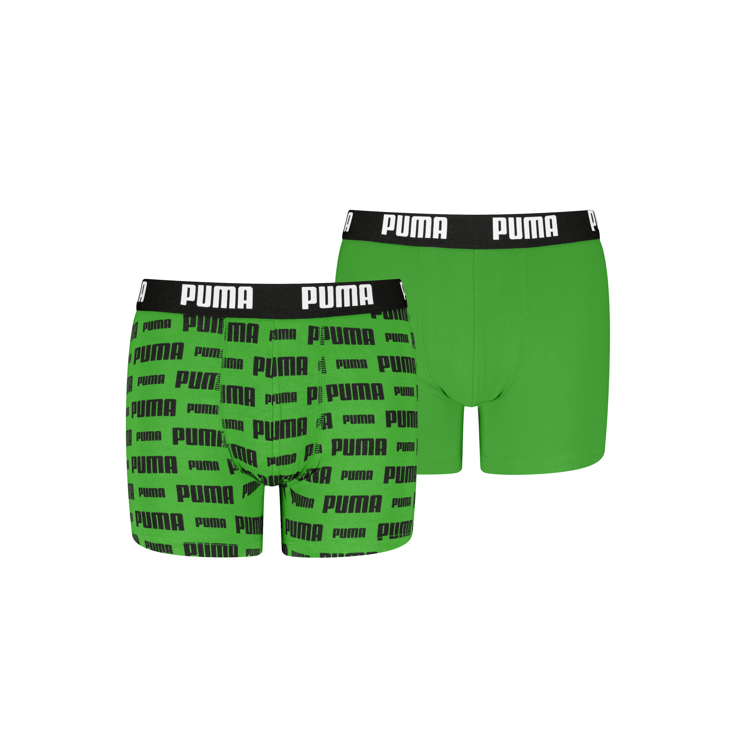 PUMA Boxershorts »PUMA BOYS EVERYDAY LOGO PRINT BOXERS 2P« Packung, 2er Pack,  mit breitem Logobund