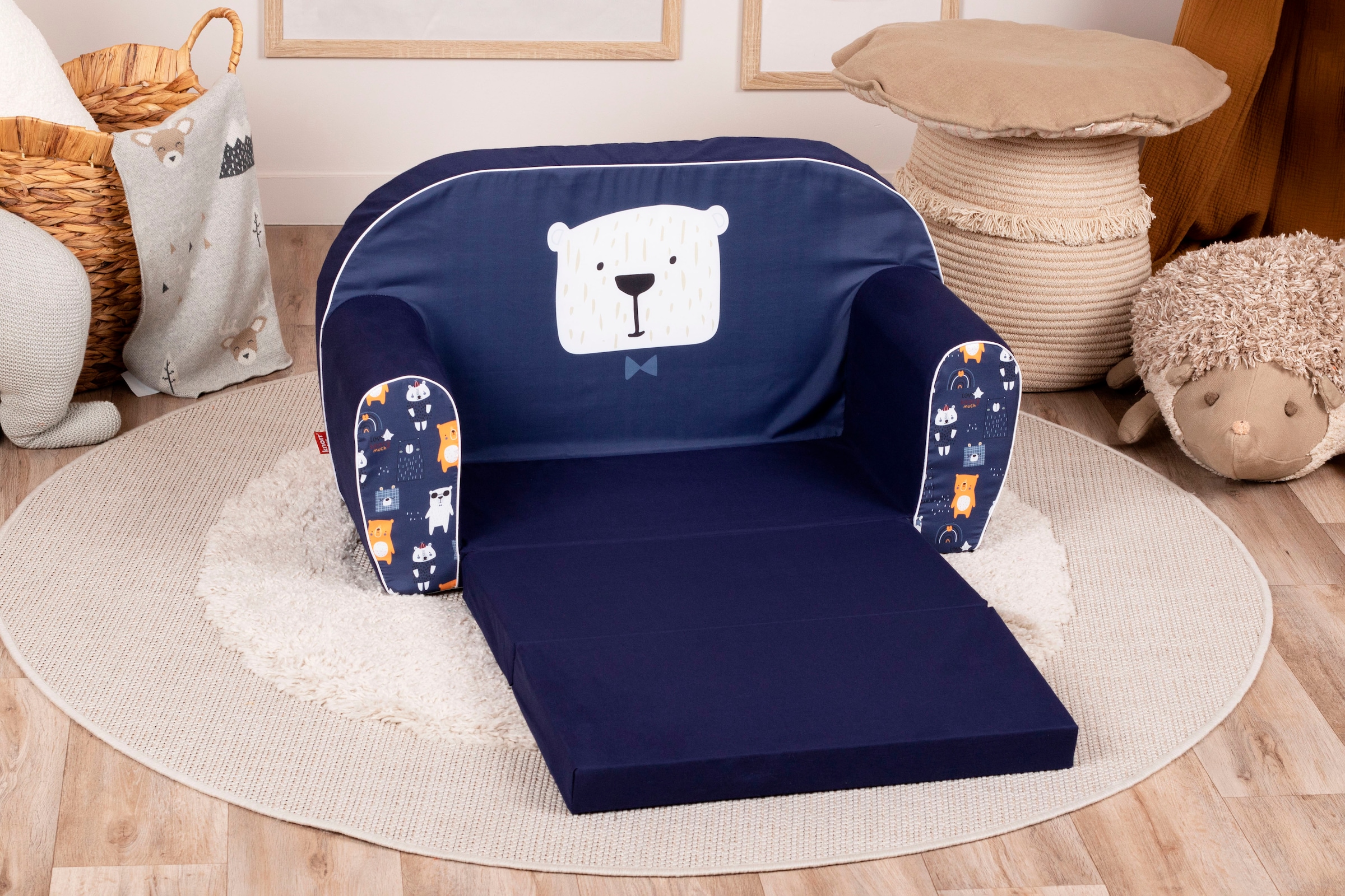 Knorrtoys® Sofa »Pretty bear« für Kinder; Made in Europe