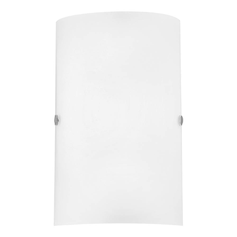 EGLO Wandleuchte »TROY 3 Wandlampe, Wandbeleuchtung, satiniertes Glas in weiß, E14«, 1 flammig, Leuchtmittel E14 | Leuchtmittel wechselbar-ohne Leuchtmittel, Wohnzimmer, Esszimmer, Flur, klassisch, schlicht, 25x18x7,5cm