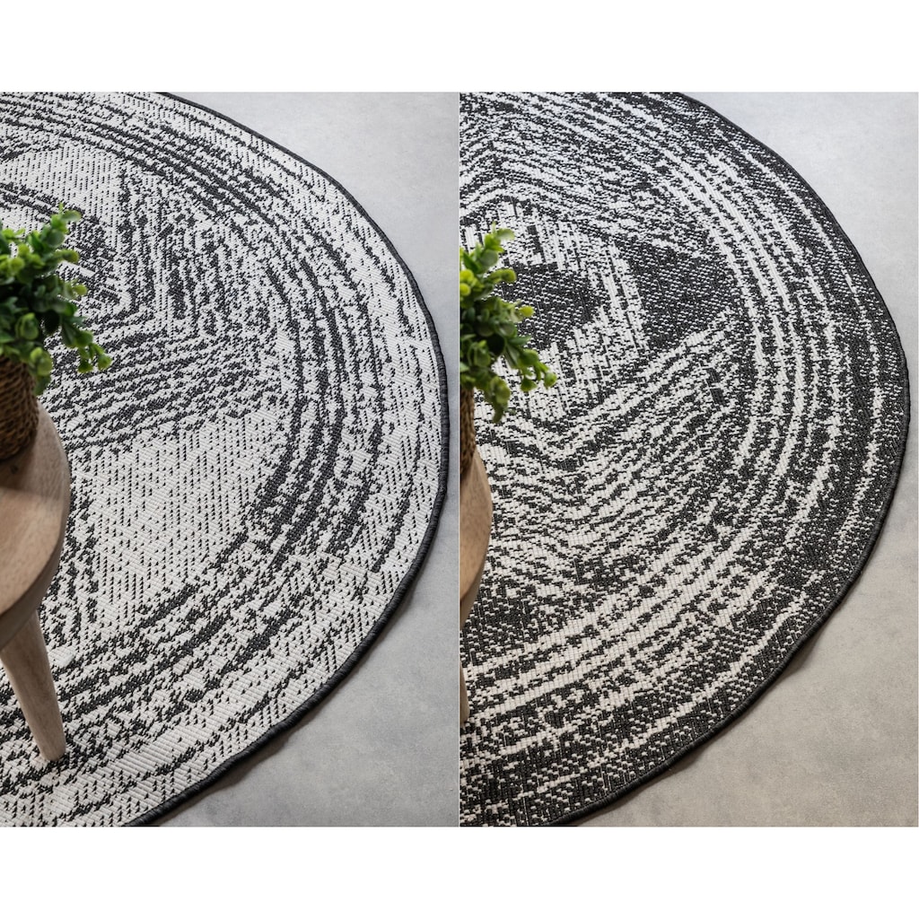 ELLE DECORATION Teppich »Merge, In- und Outdoor«, rund