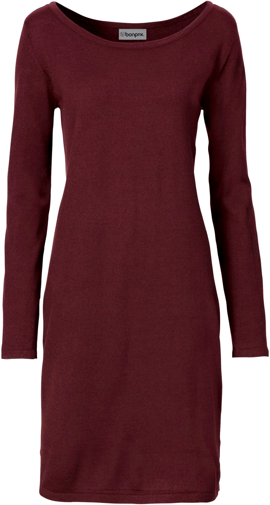 bonprix Strickkleid »Strickkleid« für den Alltag, aus Baumwolle und Polyamid, lockere Passform