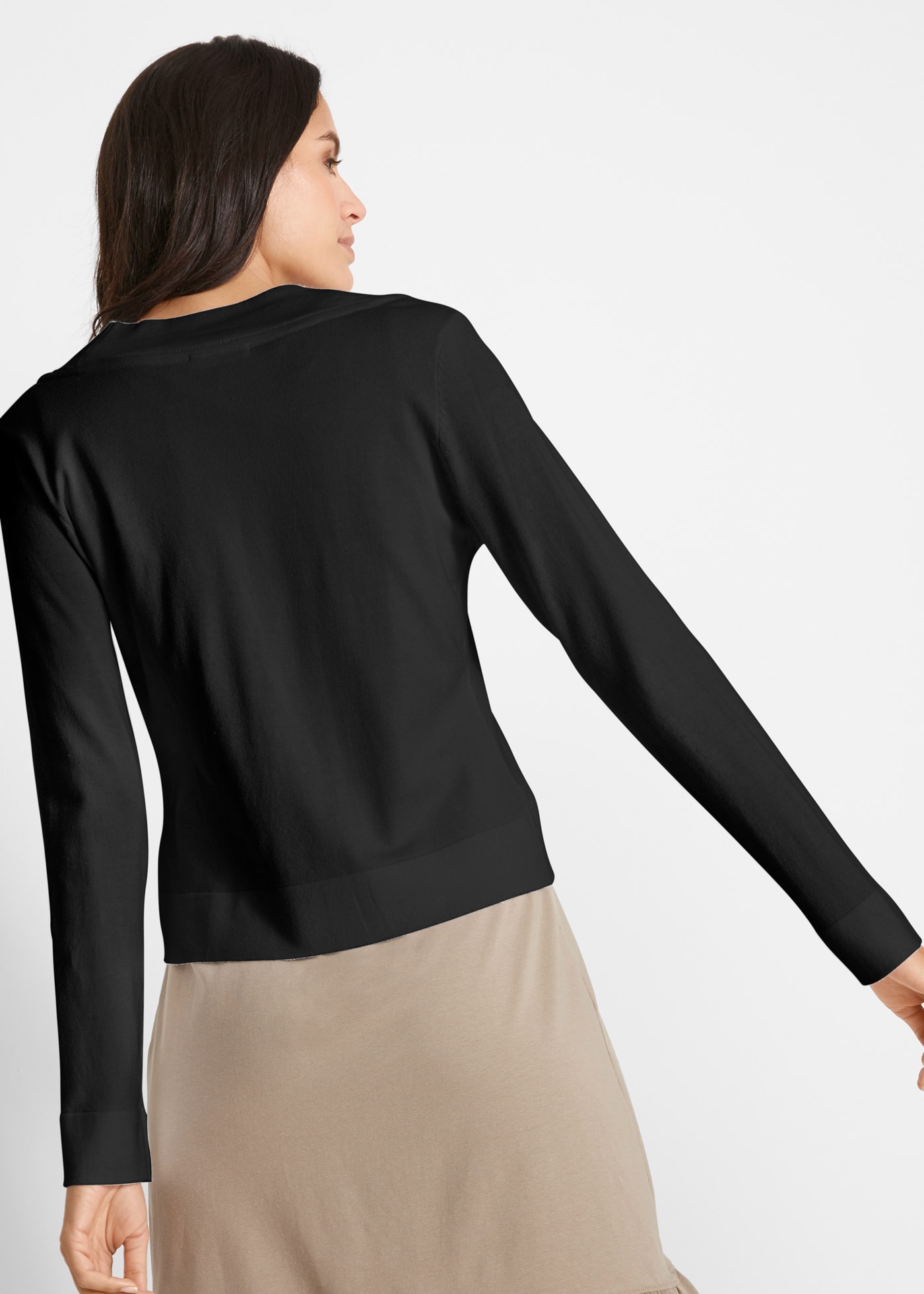 bonprix Bolero »Kurze Strickjacke mit Viskose« Kurze Strickjacke mit Viskose