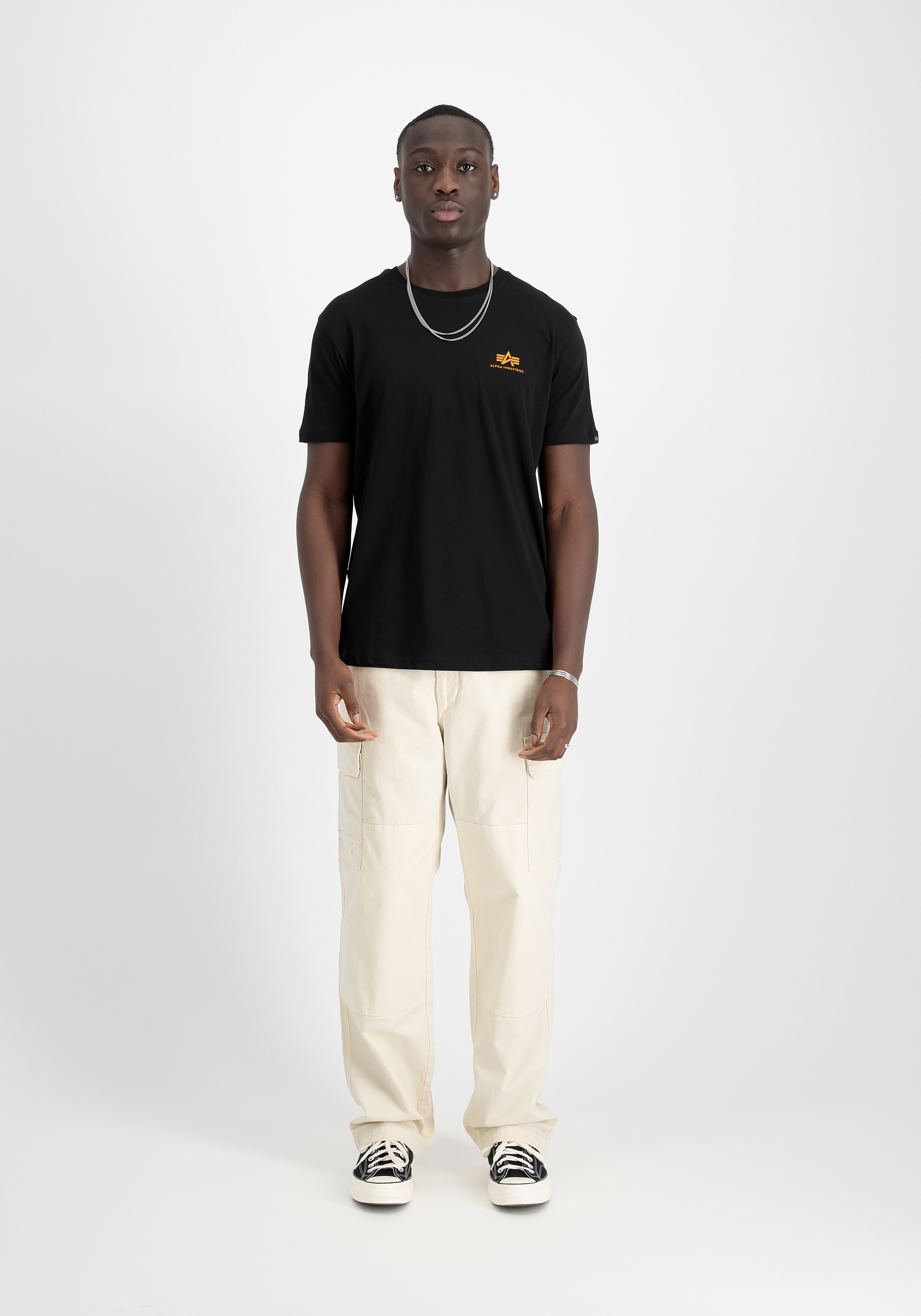 Alpha Industries T-Shirt »Alpha Industries Men - T-Shirts Backprint T-Shirt Camo Print«