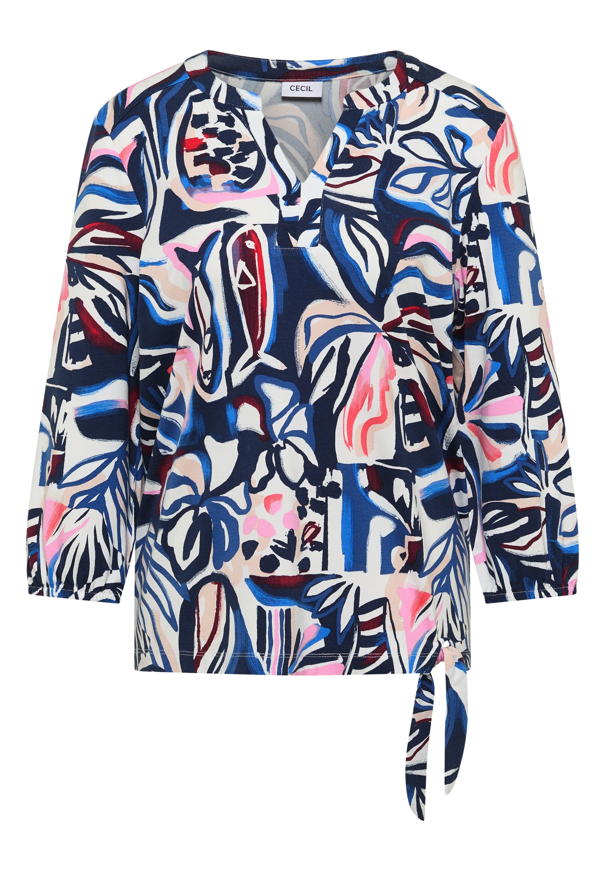 Cecil 3/4-Arm-Shirt mit All-Over Print