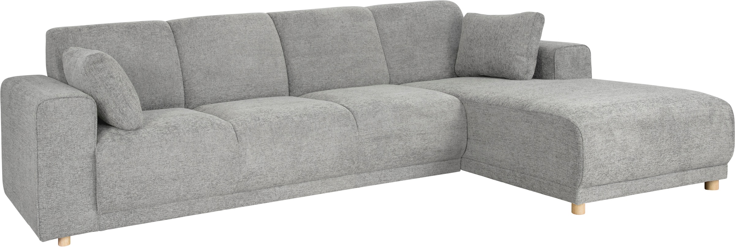 Home affaire Ecksofa »LEMPS wahlweise Recamiere links oder rechts L-Form«, incl. Zierkissen, Stellmaße 297x162 cm