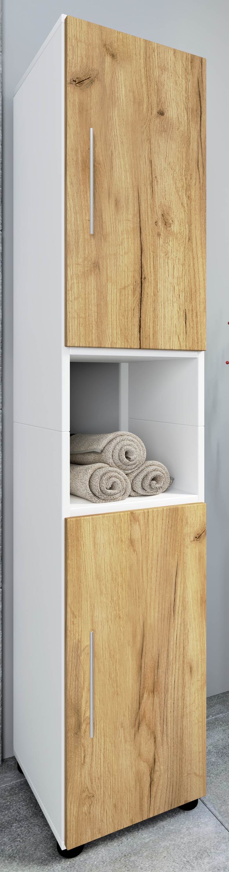VCM Hochschrank »Holz Badmöbel Badschrank Hochschrank Flandu«