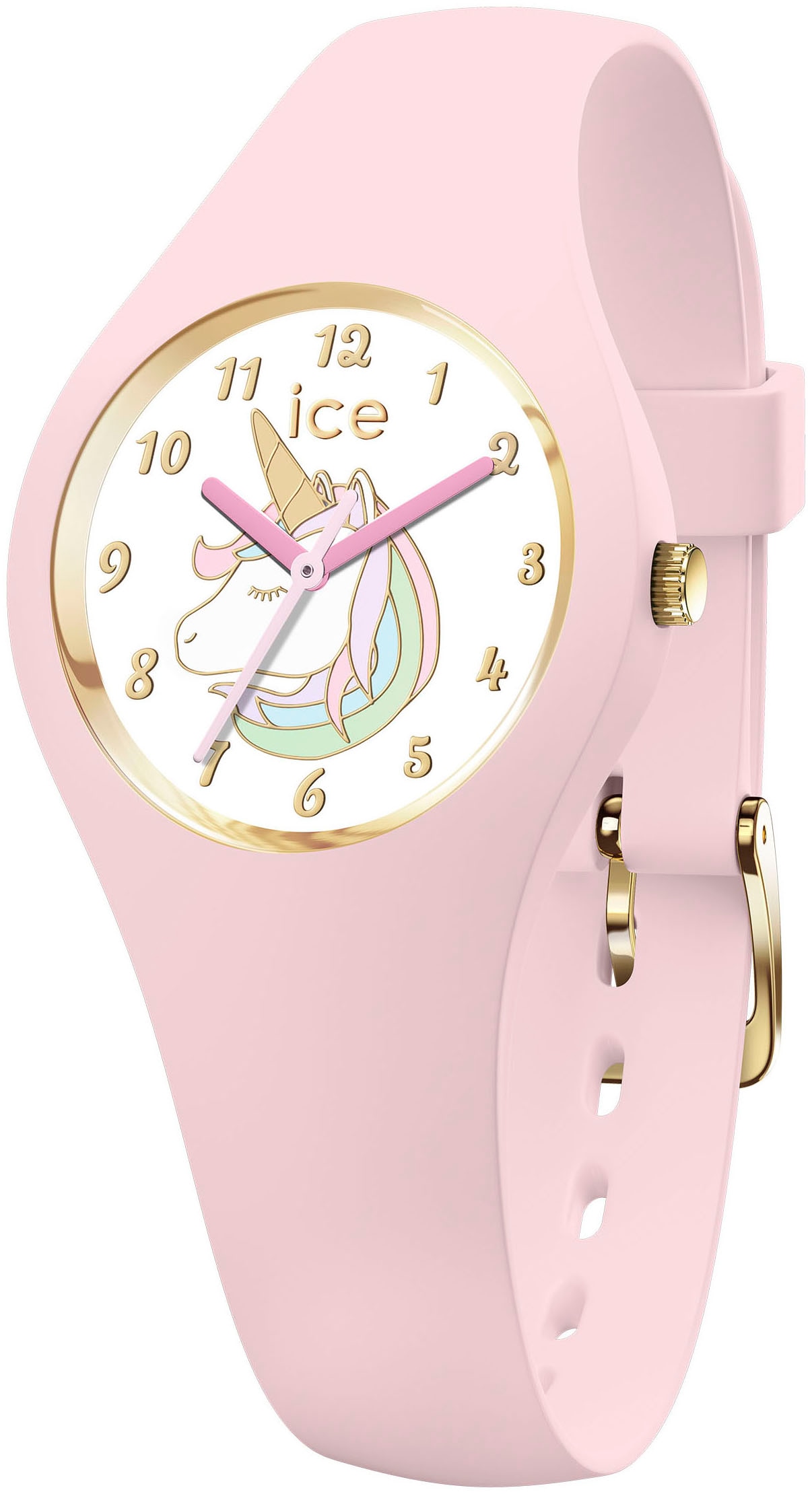 Ice-Watch Mädchen Quarzuhr »ICE fantasia - Unicorn - Extra small - 3H« Armbanduhr, Kinderuhr, Einhorn, Mädchen, Schulanfang, Geschenkidee in rosa