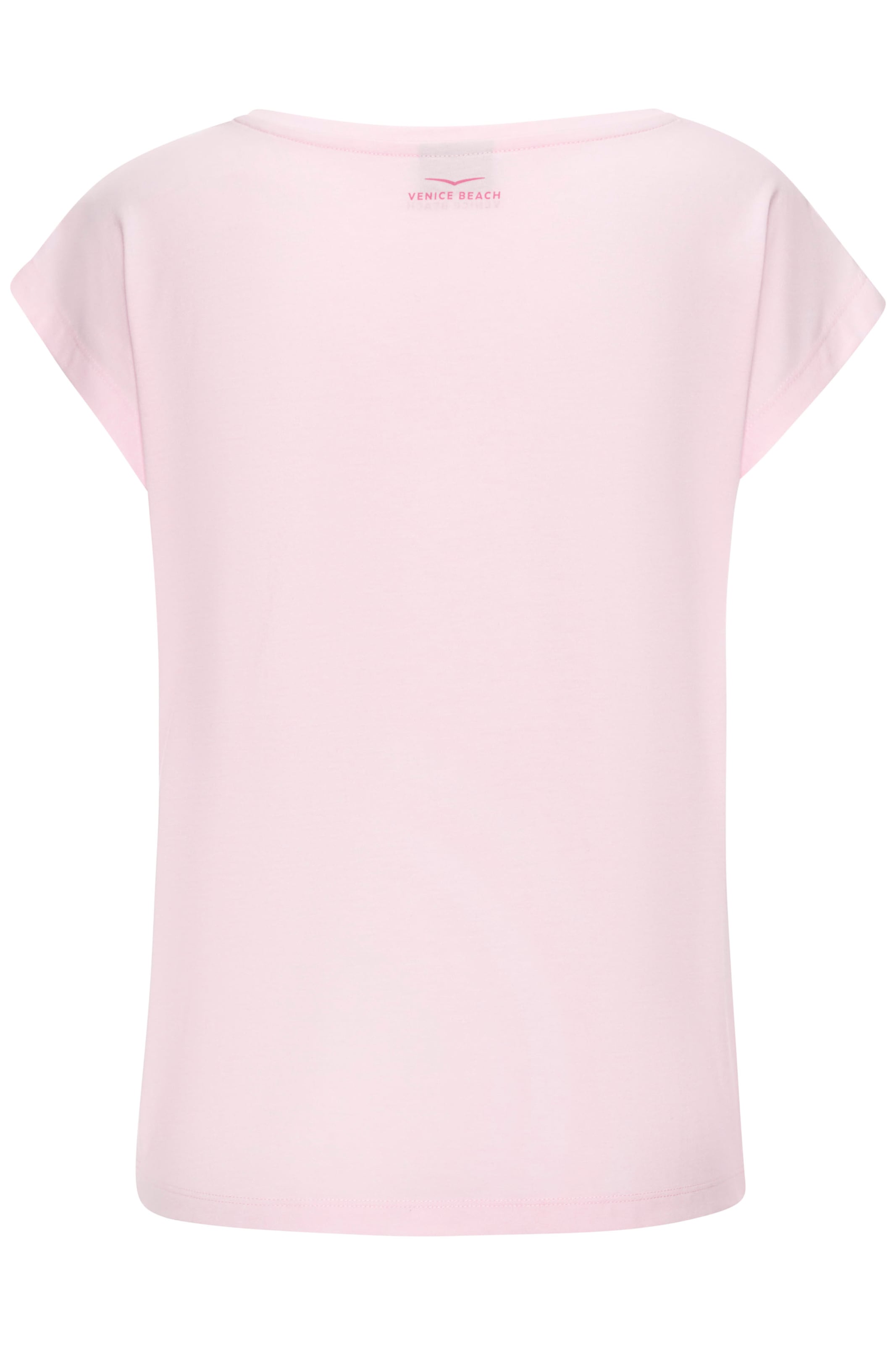 Venice Beach Kurzarmshirt, mit Frontdruck, T-Shirt aus Baumwollmischung, Basic, casual