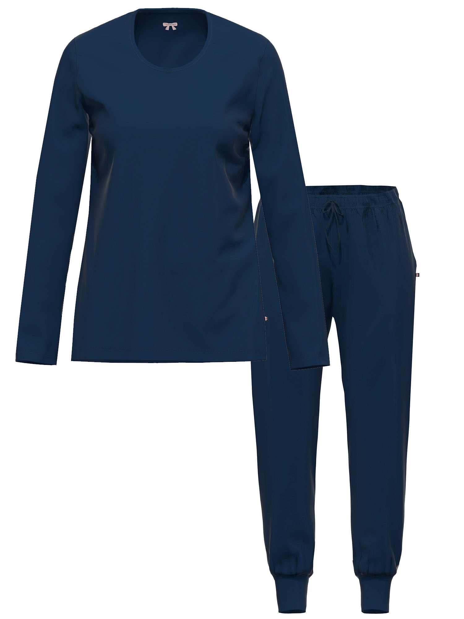 Ammann Schlafanzug »Damen langarm Shirt, lange Hose Night & Relax« 1 Stk.